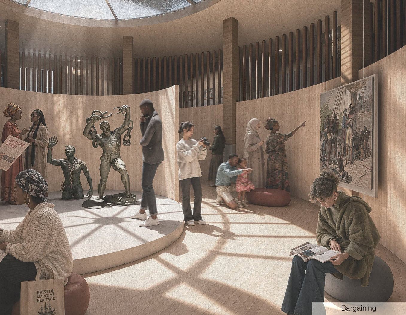 Continuum by Benita Onuoha, Bargaining stage drawing