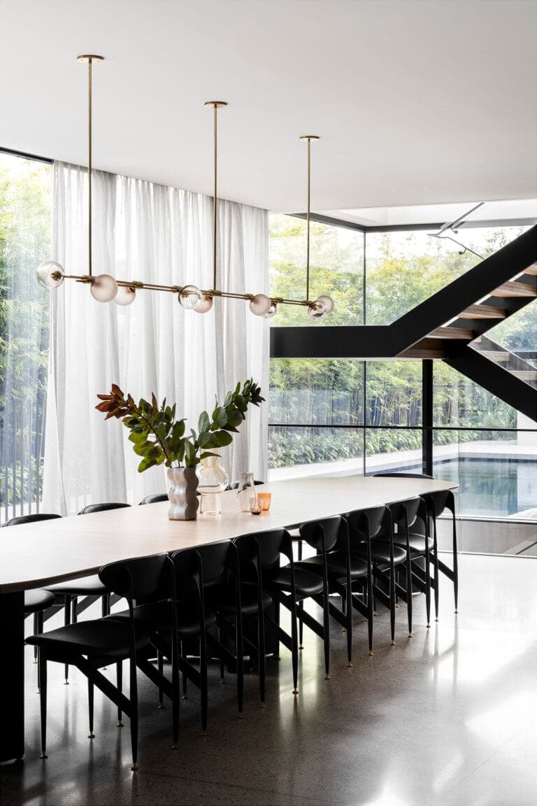 Dining area from The Sussex luxury house by Mckimm