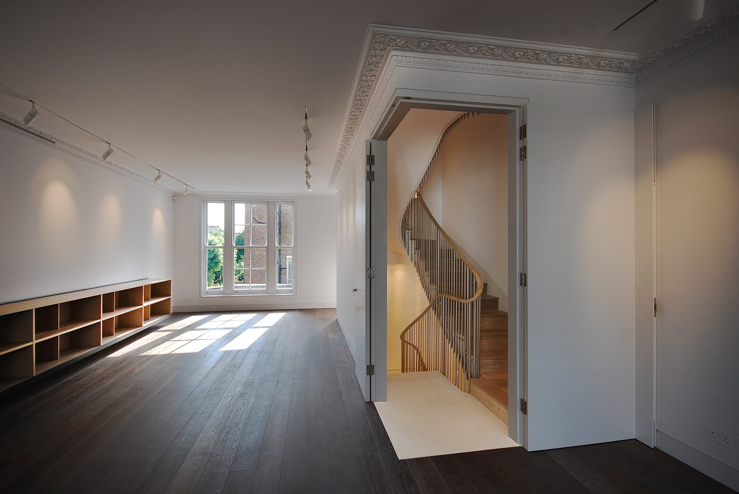 Period interior opening towards the stair.