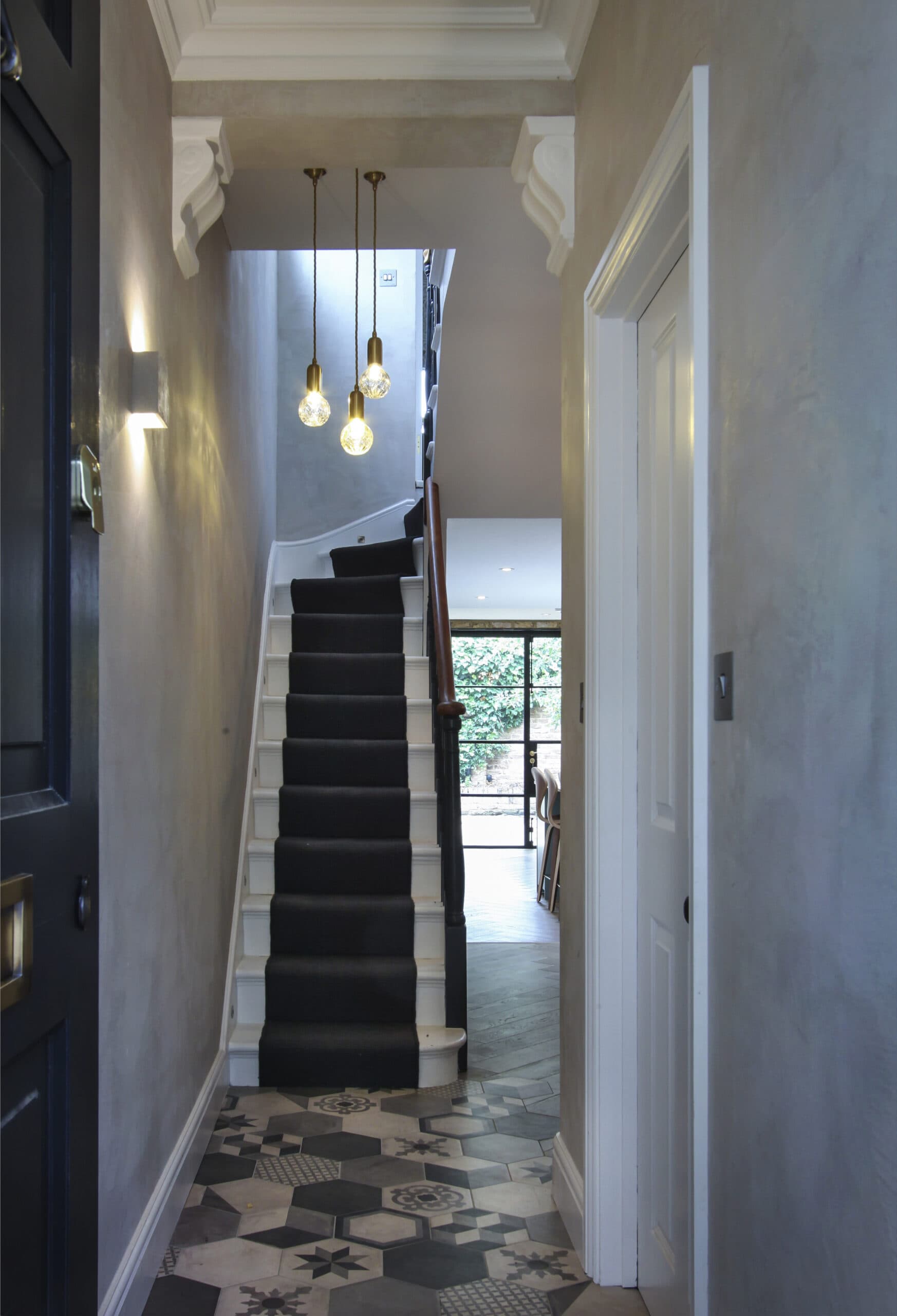 Hall and stair.