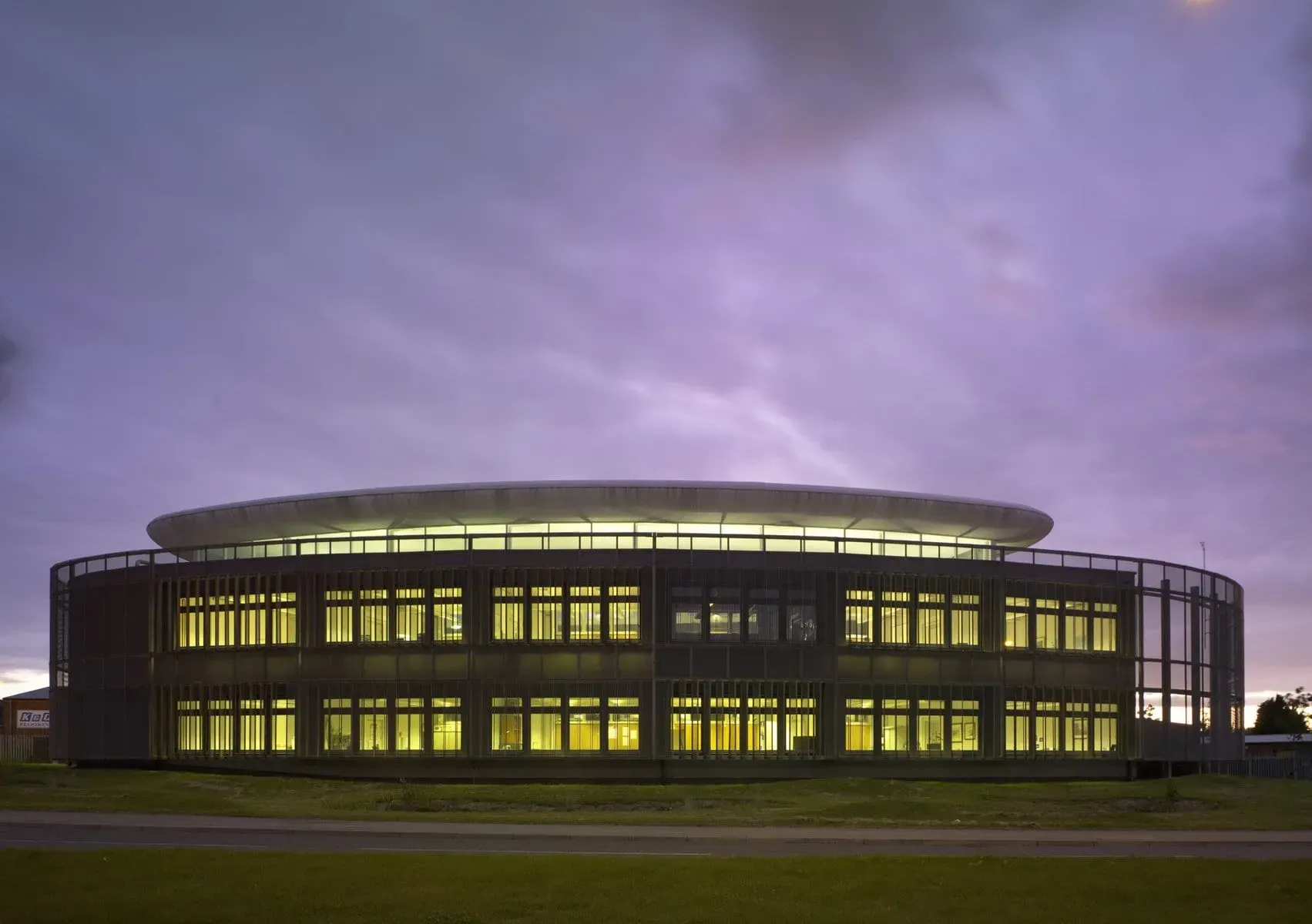 Building at night, from the existing directory archive