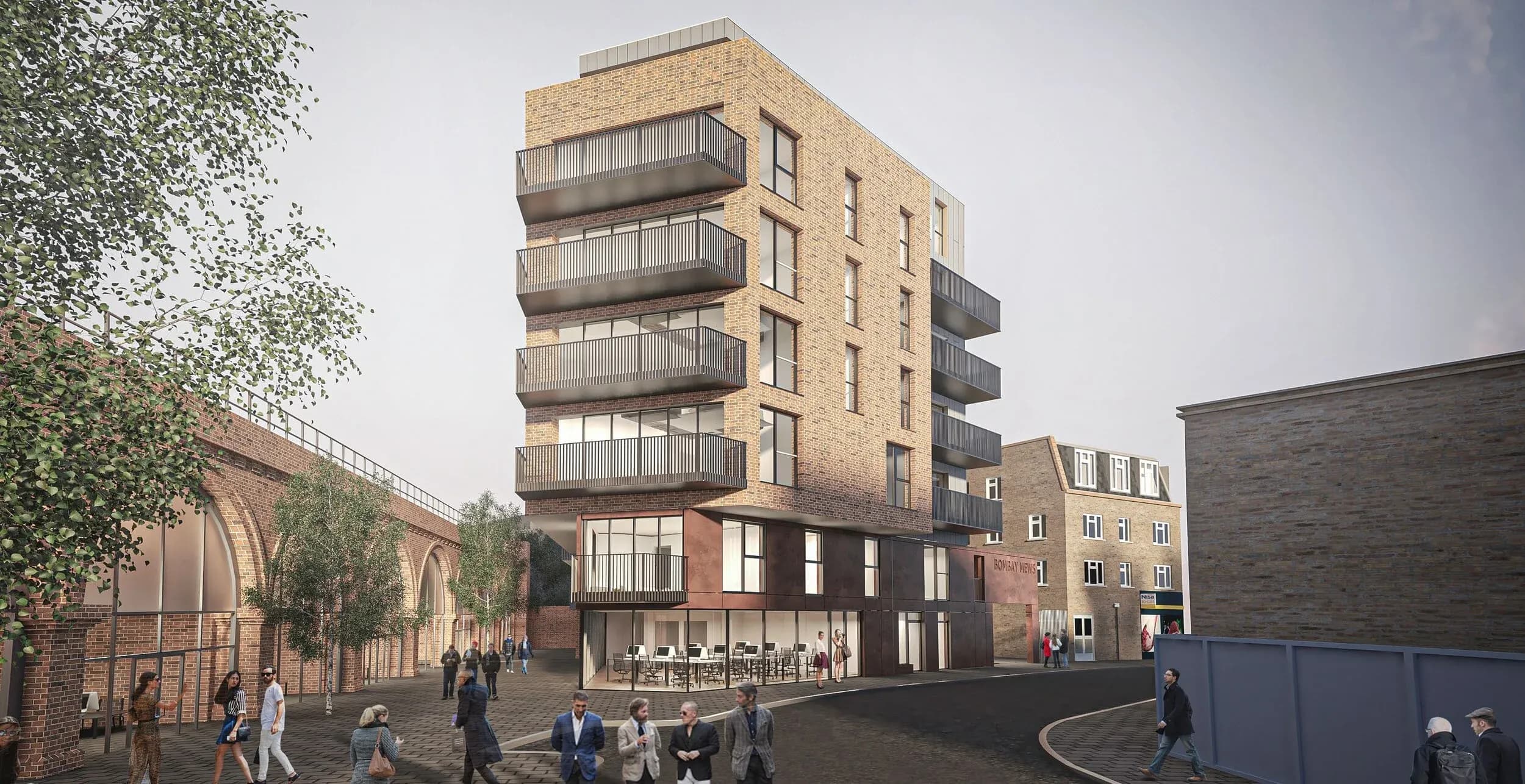 Architectural visualisation of Bombay Street, Bermondsey