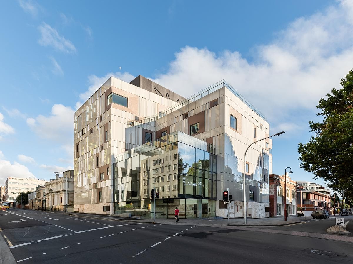 The new precinct meets the corner of Hobart’s Campbell and Collins Streets.
