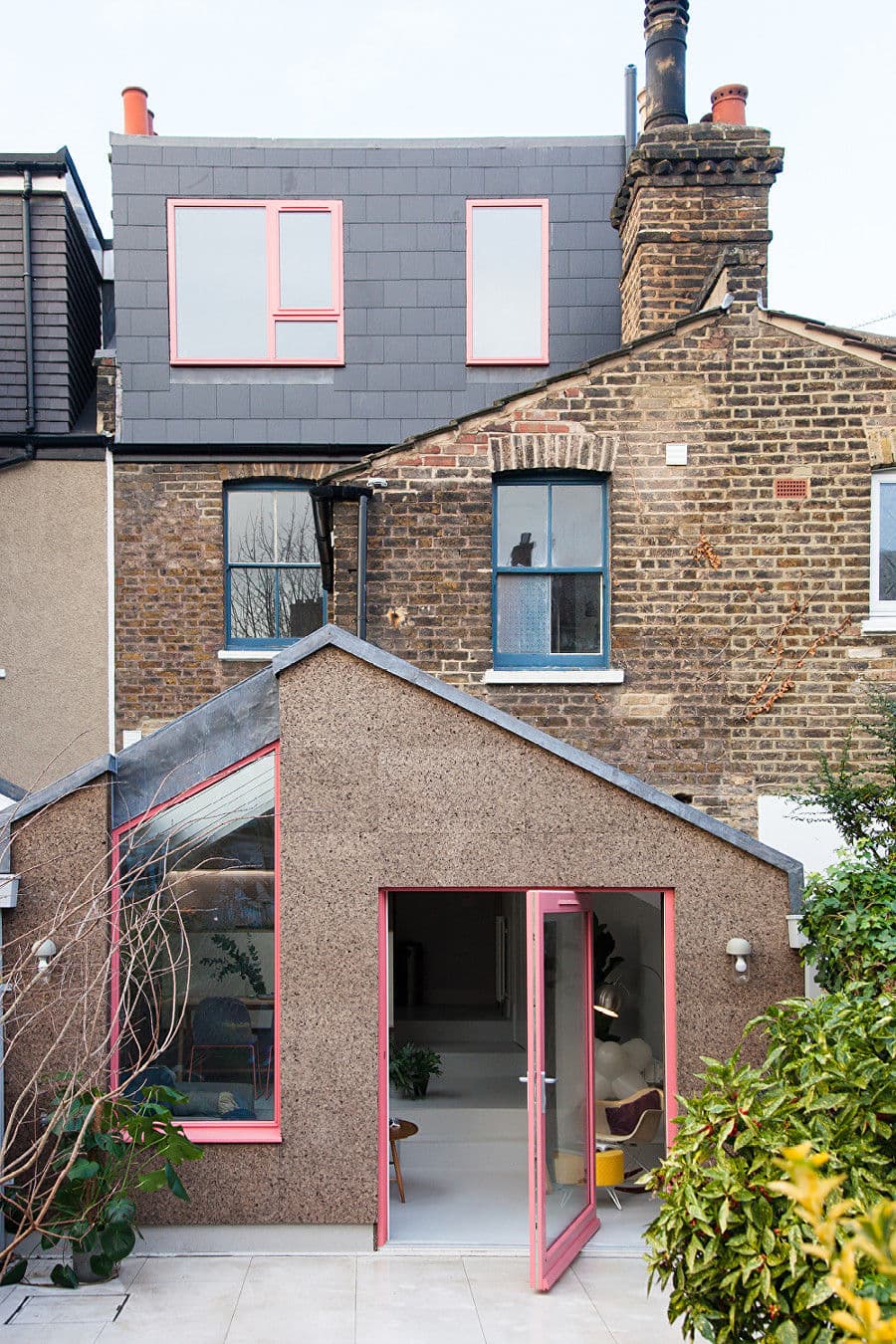 Cork-clad rear extension at Cork House