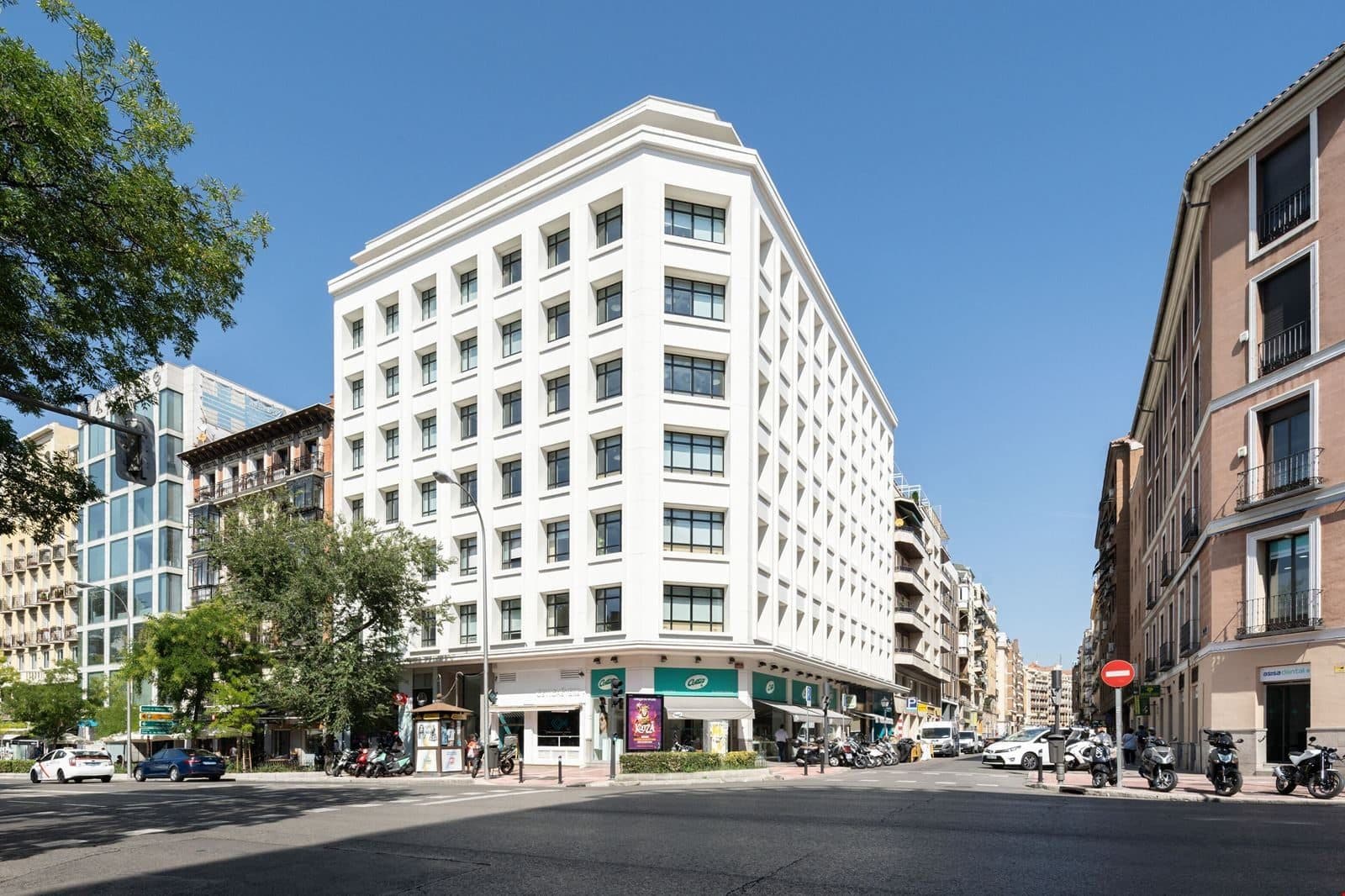 WeWork building exterior at 27 Calle Eloy Gonzalo, Madrid