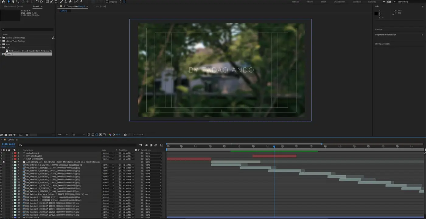 Architectural Short Films course artwork