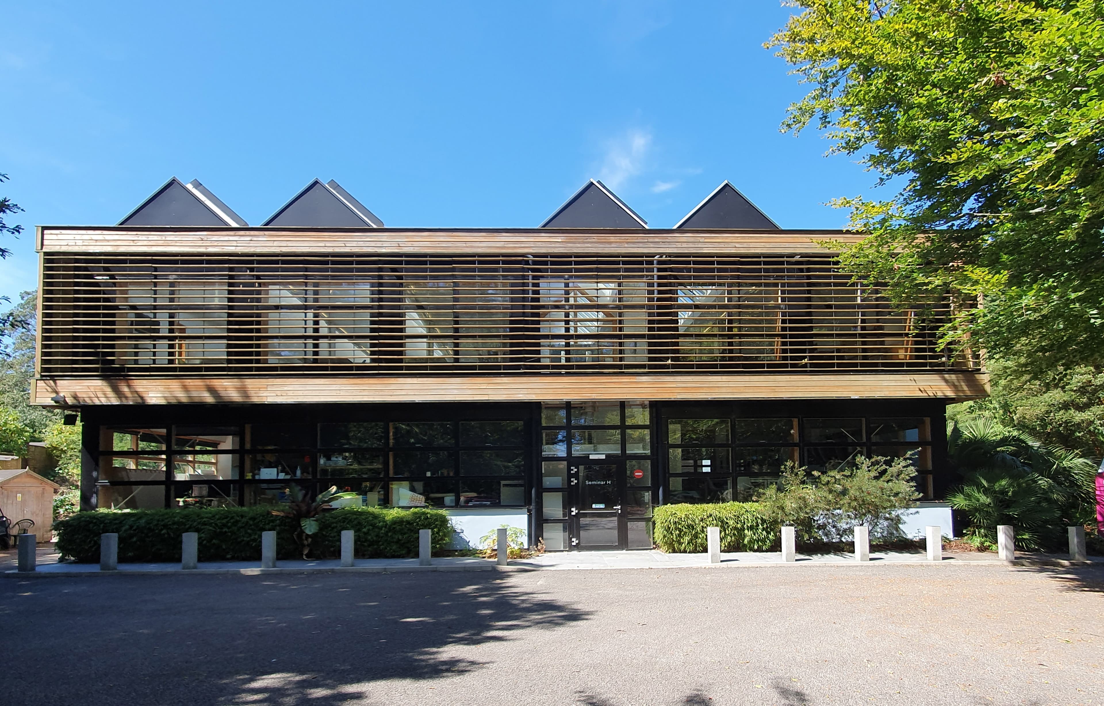 Fox Building, Woodlane campus, photographed in 2022.