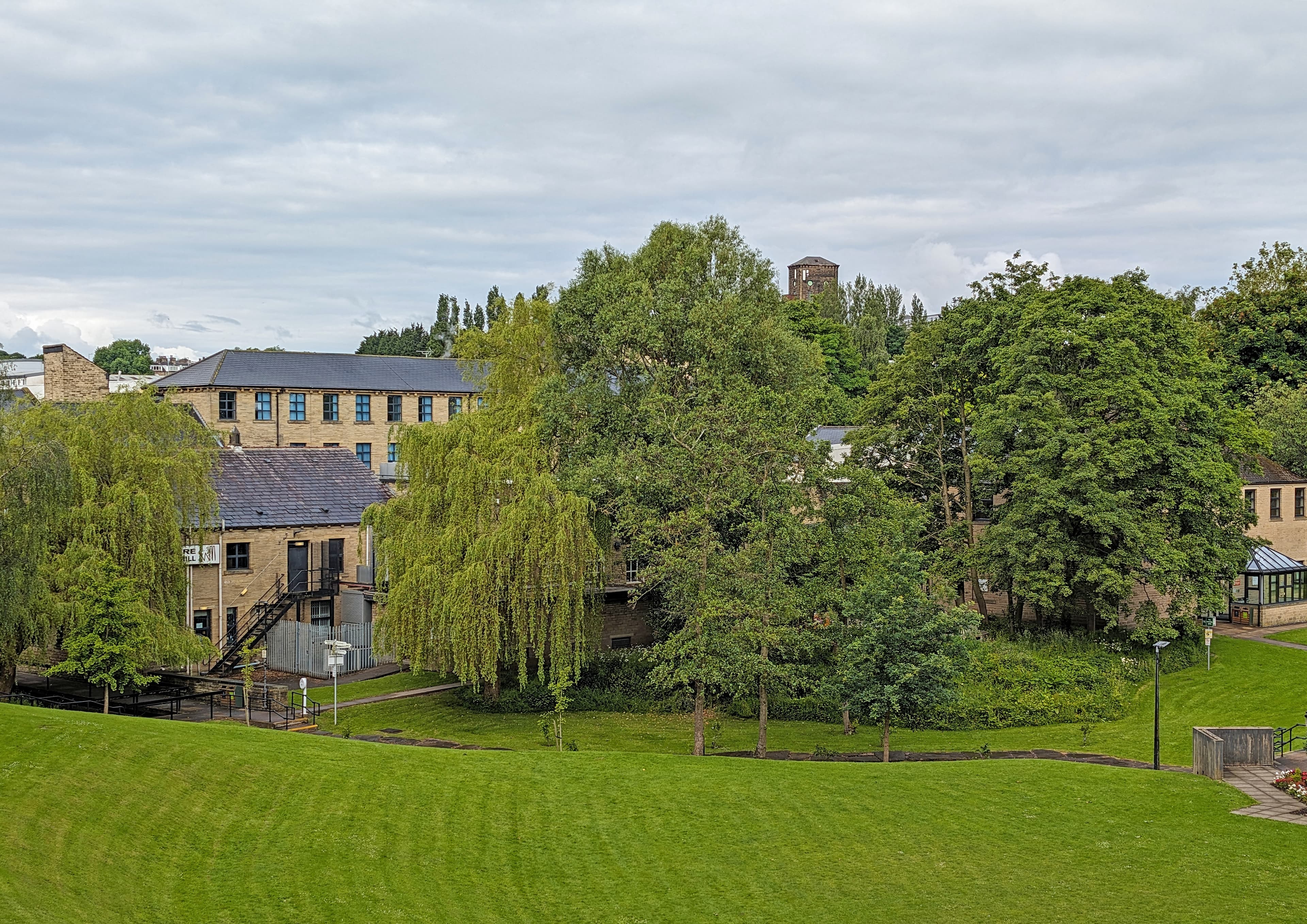 University of Bradford campus, photographed in 2024.
