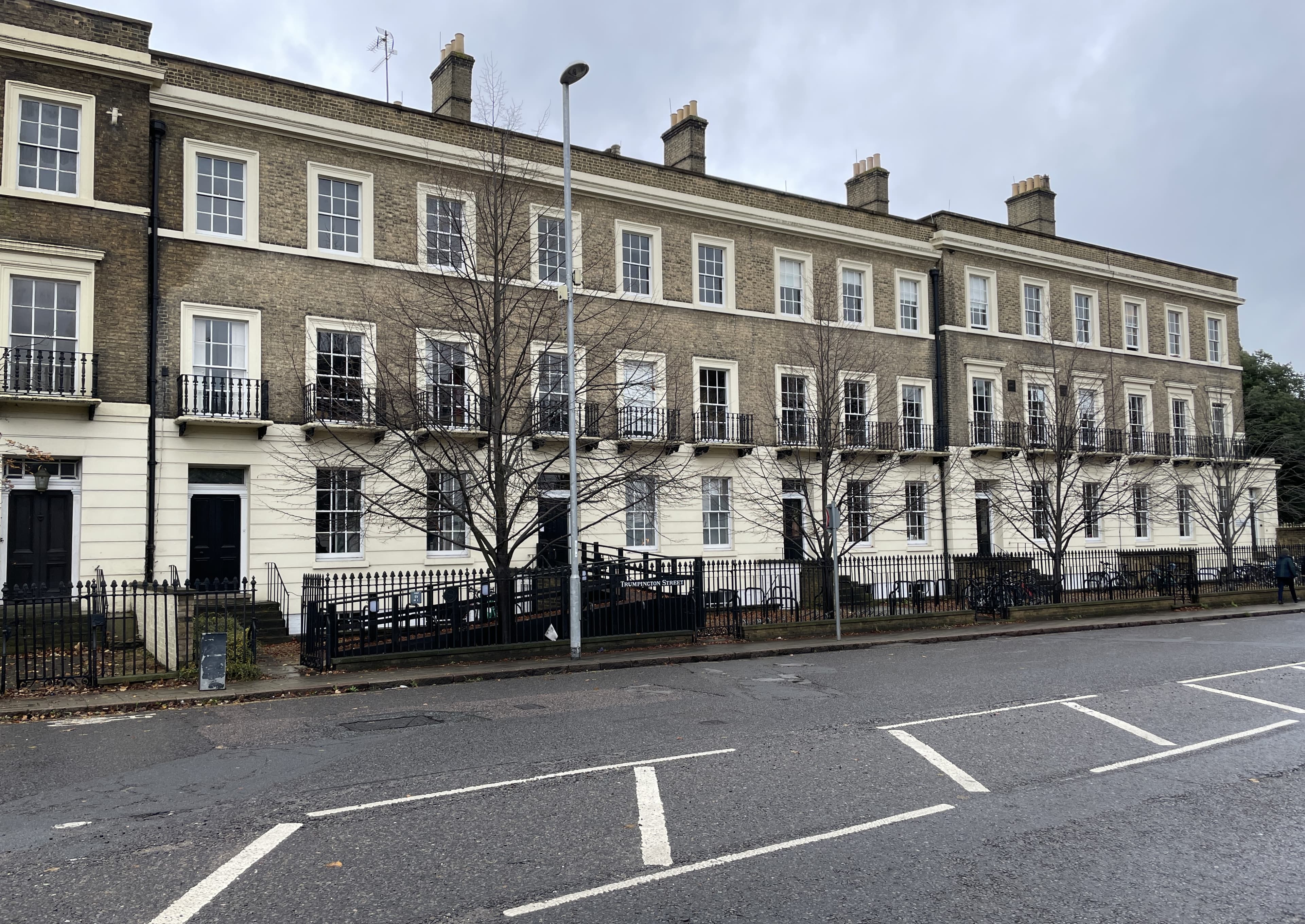 Scroope Terrace, University of Cambridge, photographed in 2023.