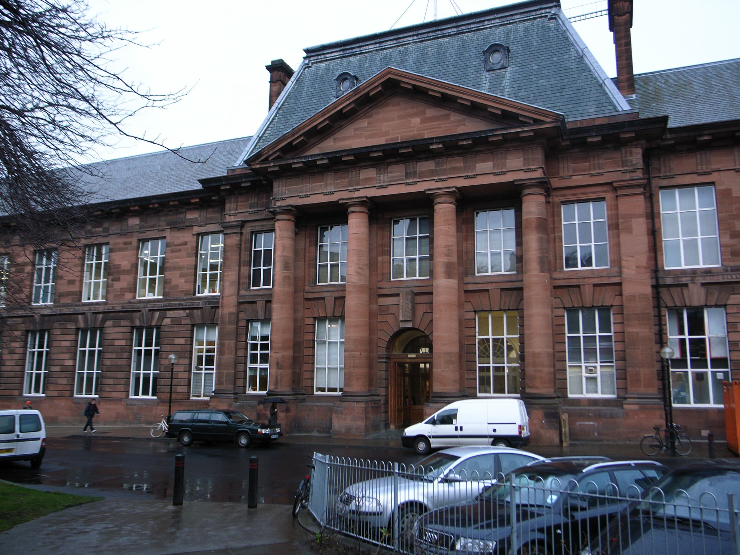 Edinburgh College of Art main entrance, photographed in 2008.