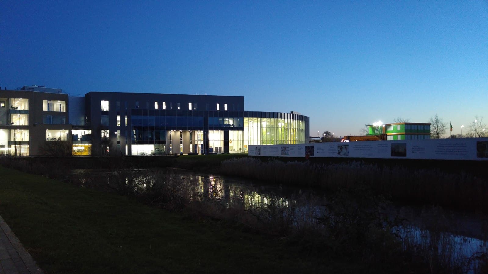 Isaac Newton Building, University of Lincoln, photographed in 2020.