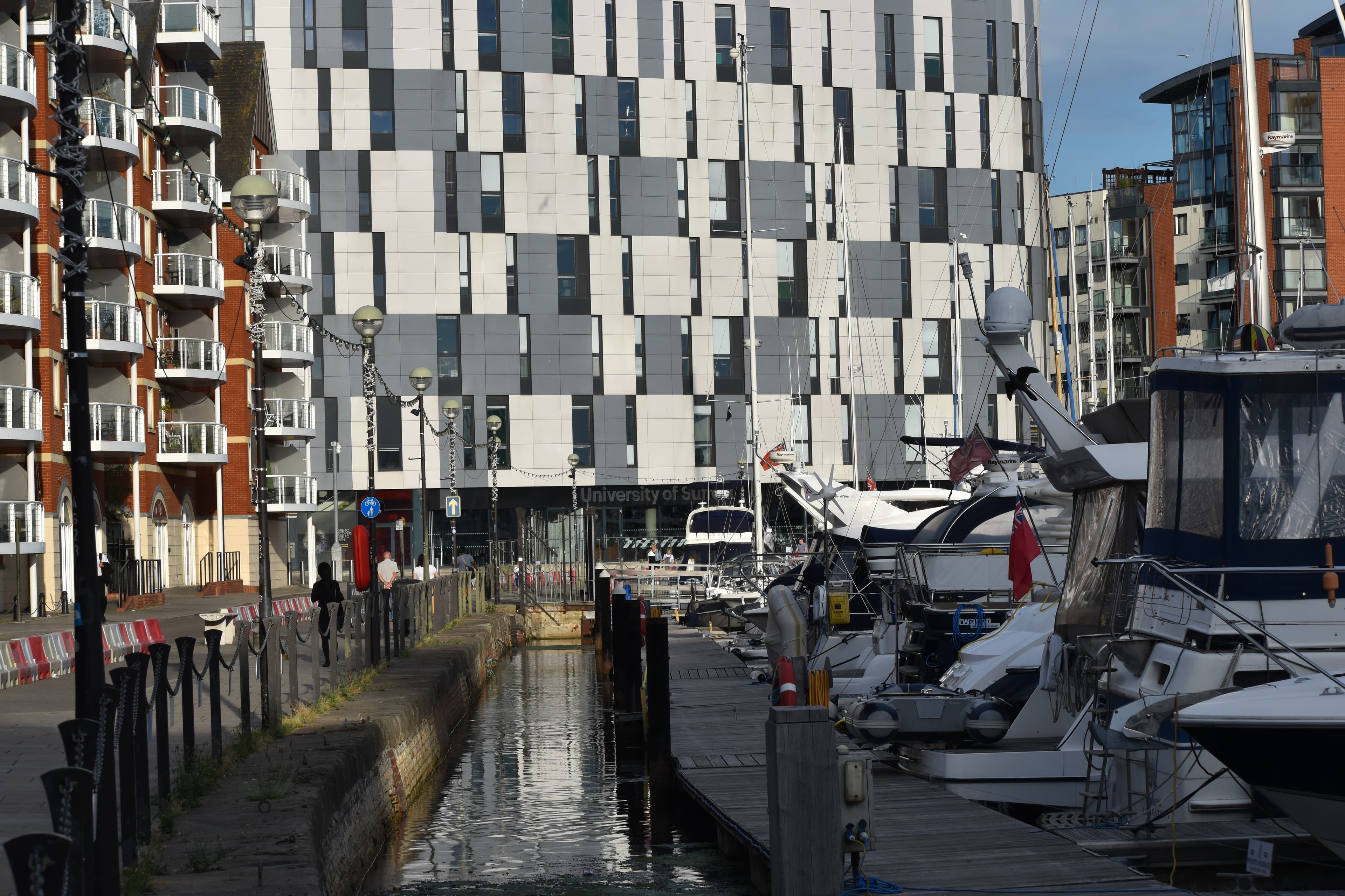 Waterfront Building, Neptune Quay, photographed in 2020.
