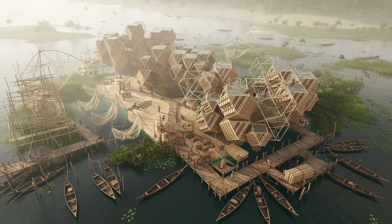 Arkora : Reimagining life along River Brahmaputra, submitted work by Rasika Savalekar