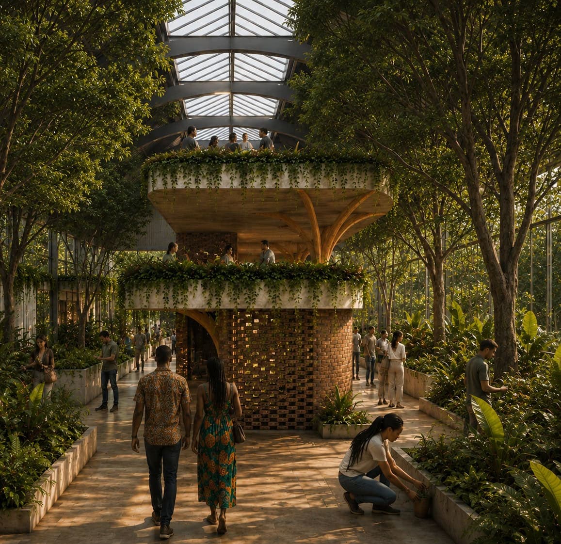 The Living Wells, image 1, work by Yash Shetty