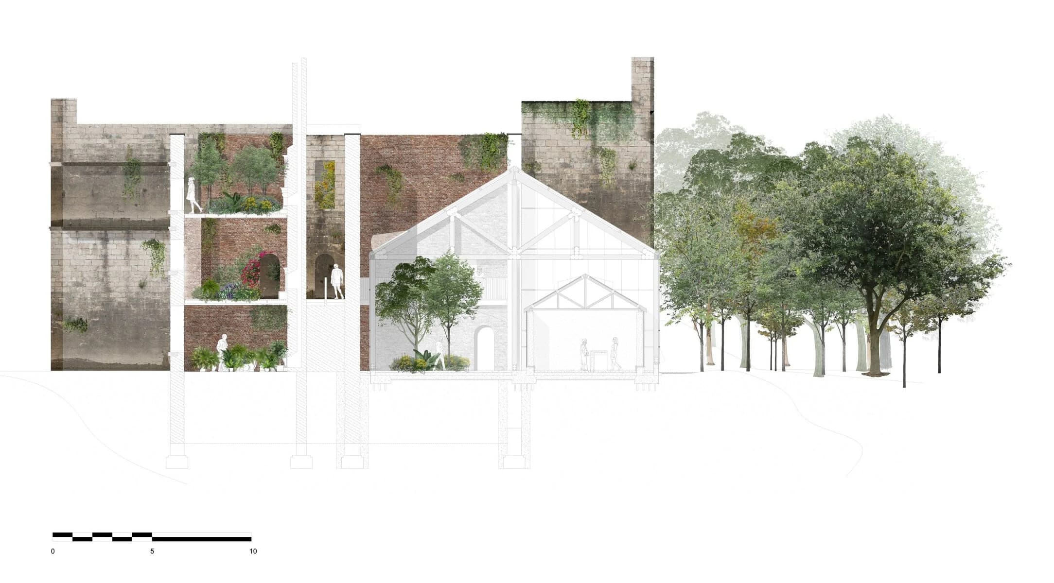 Gibside Hall, image 1, work by Jenny Wilson