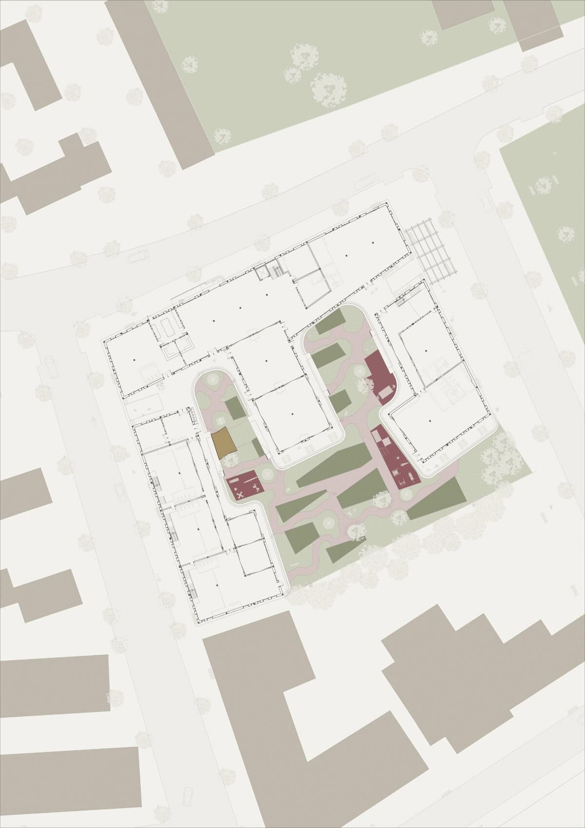 Growing Old, Growing Together: Intergenerational Day Care Centre, image 3, work by Maria Ji