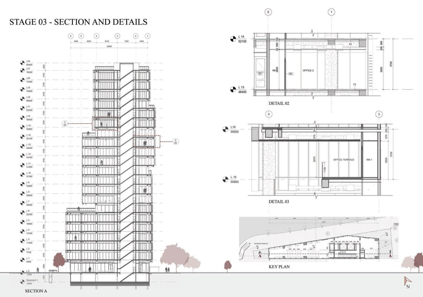 High Rise BIM Project, image 3, work by Alisha Menezes