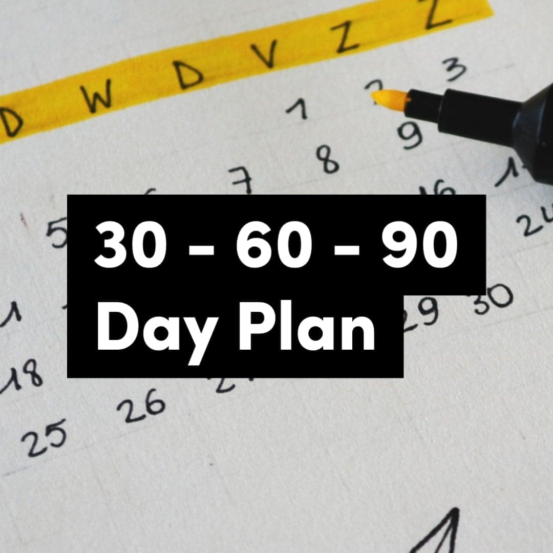 30 60 90 day plan template for architecture candidates.