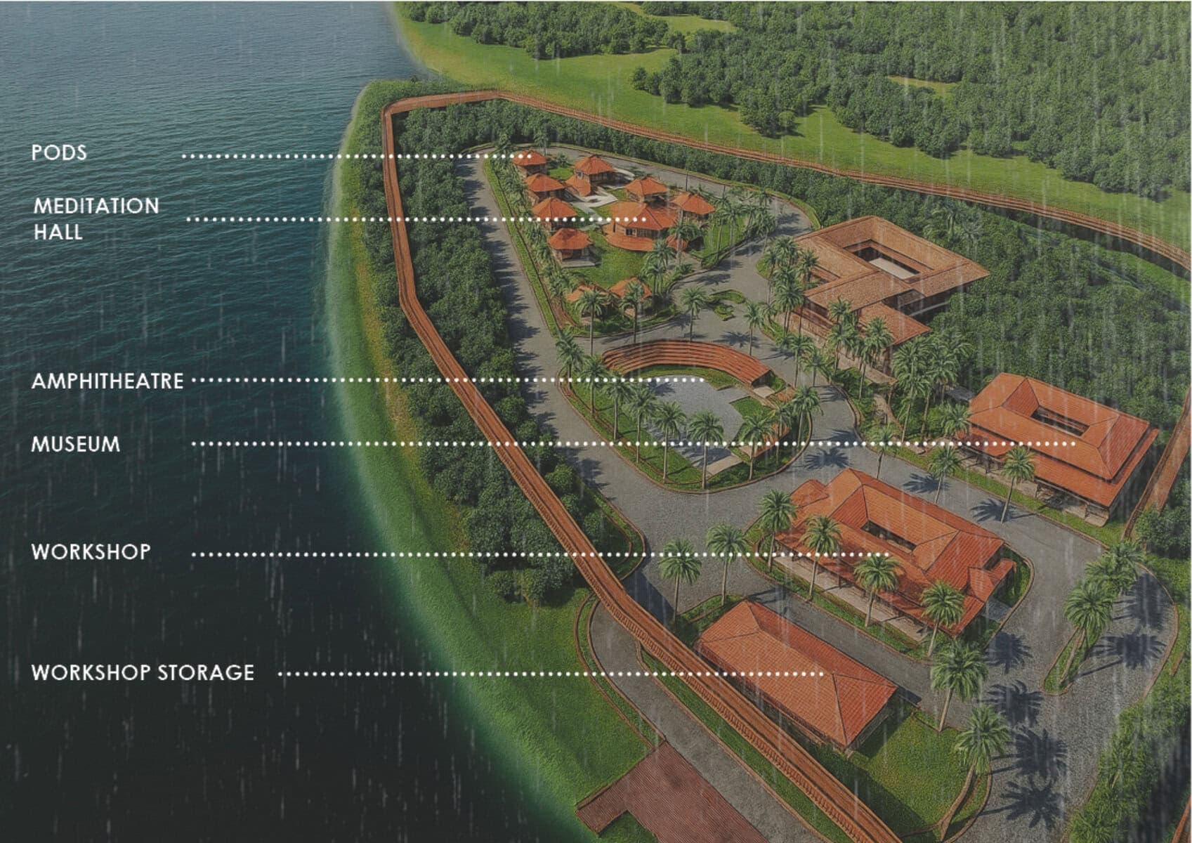 VISAVA - A bio tourist resort in Malvan, submitted work by Tanvi Mestri