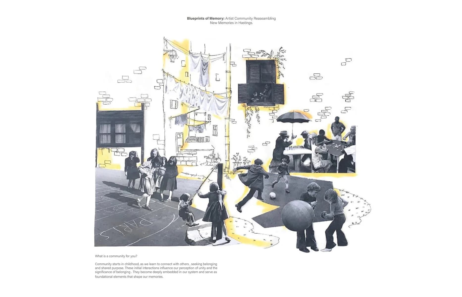 Blueprints of Memory: Artist Community Reaseambling New Memories in Hastings., submitted work by Amalia Ribac