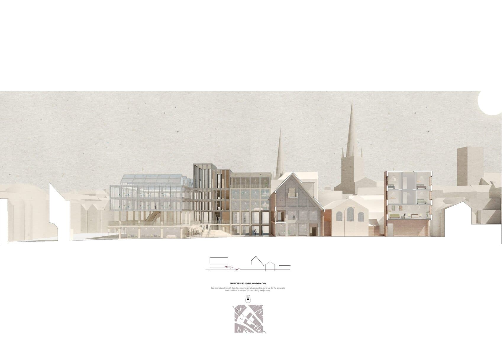 Reimagining Shrewsbury Town Centre · development view 2