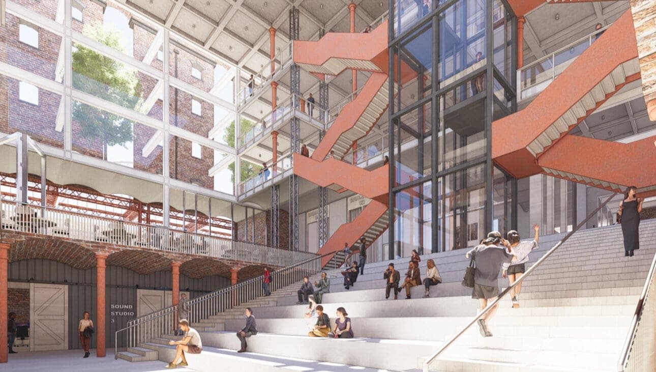 The Alchemy of the Retrofit Renaissance: Creating an Urban Node for Film Education, image 3, work by Brooke Wilson