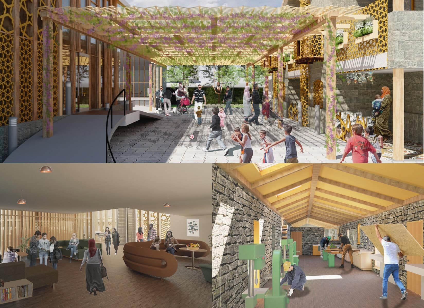 Preservation of Timber Craft as a Tool for Integration, submitted work by Majd Alkadri