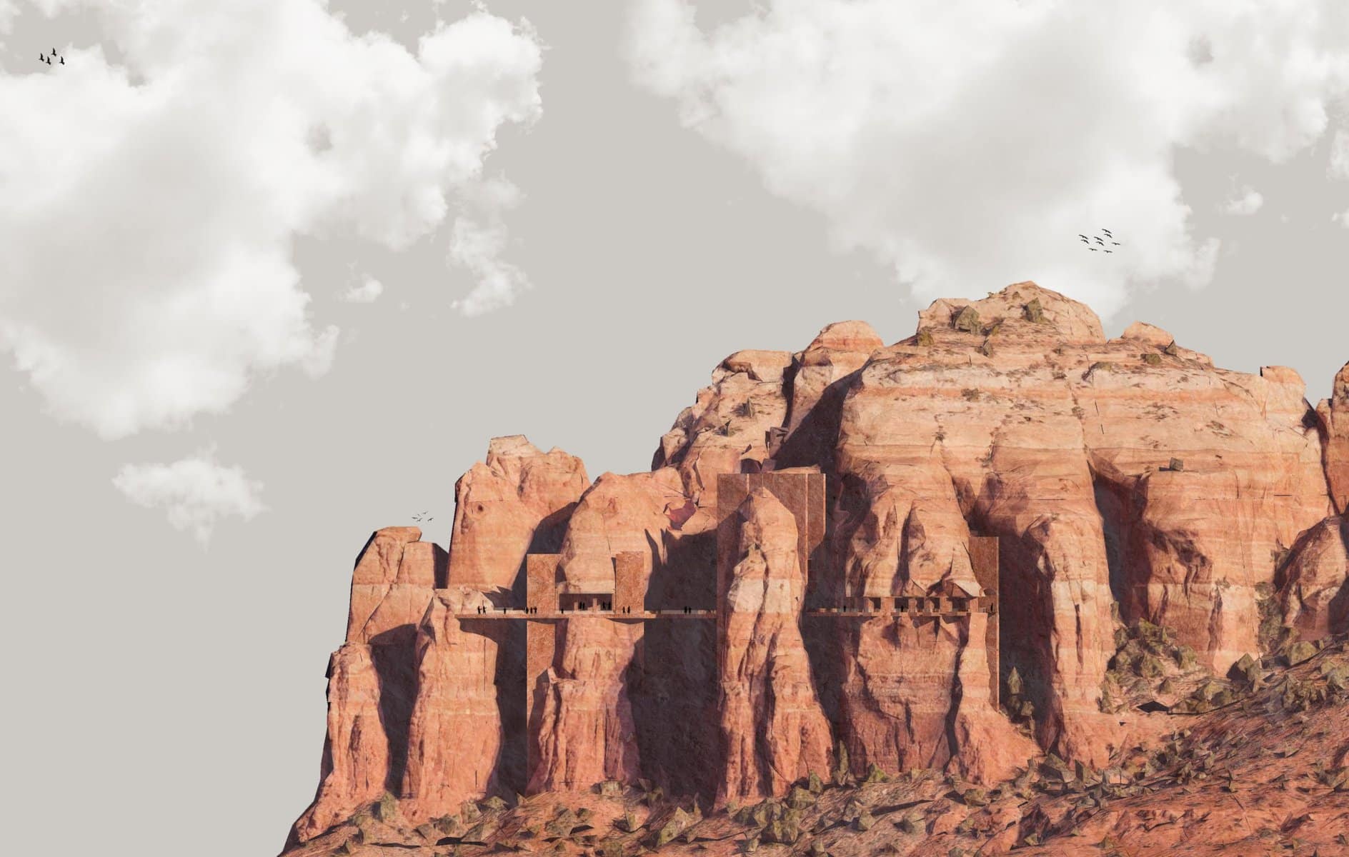 Red Rock Solace, image 1, work by Aniket Adke