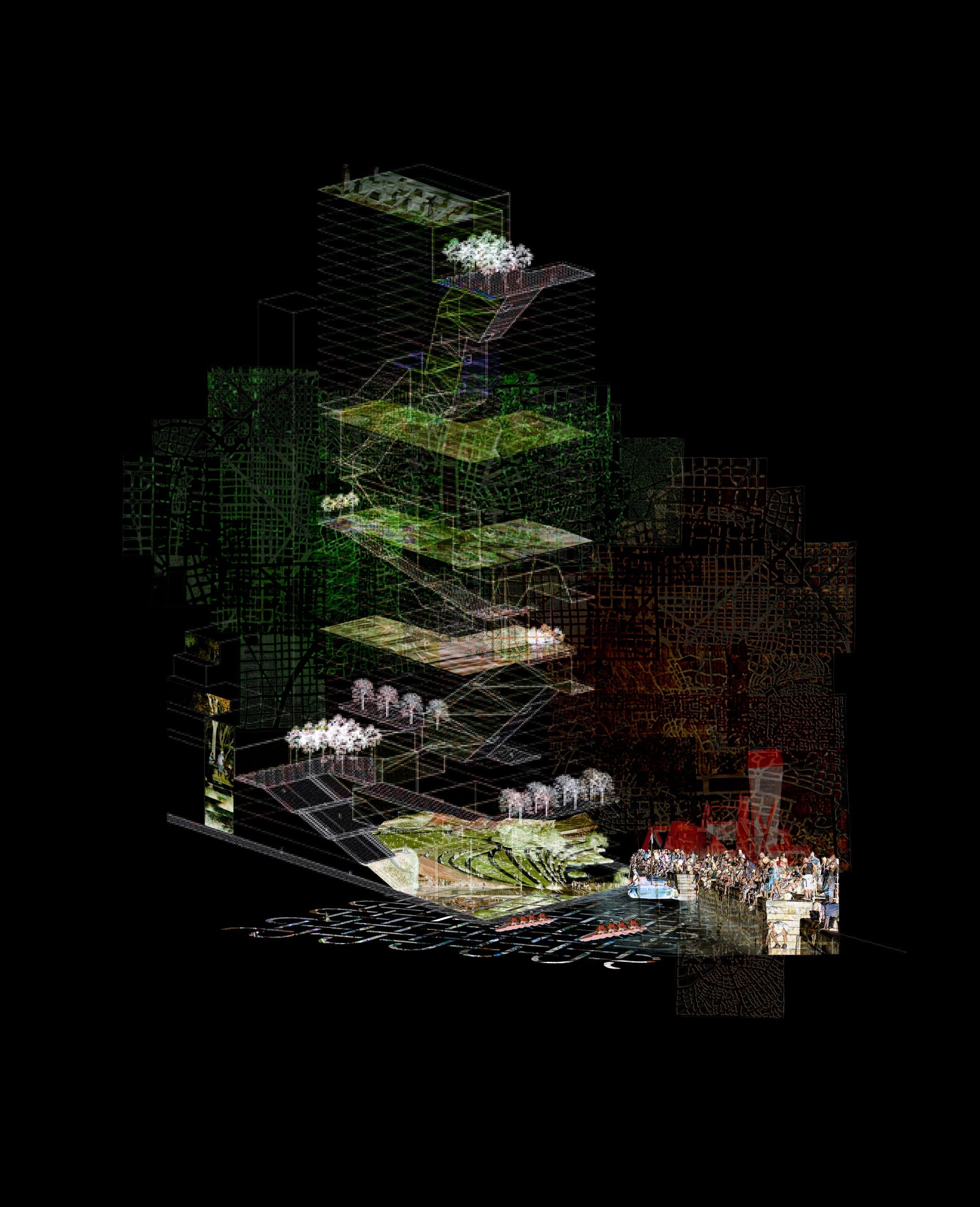 The Kaleidoscape: Revitalizing the River Tamar through a kaleidoscopic lens, image 2, work by Phoebe Laryea