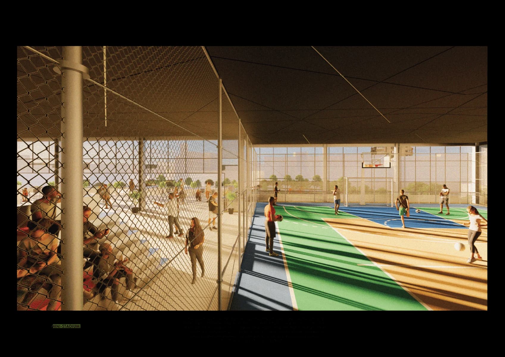 Sports Activated Community Regeneration, submitted work by Isaac Jemitola