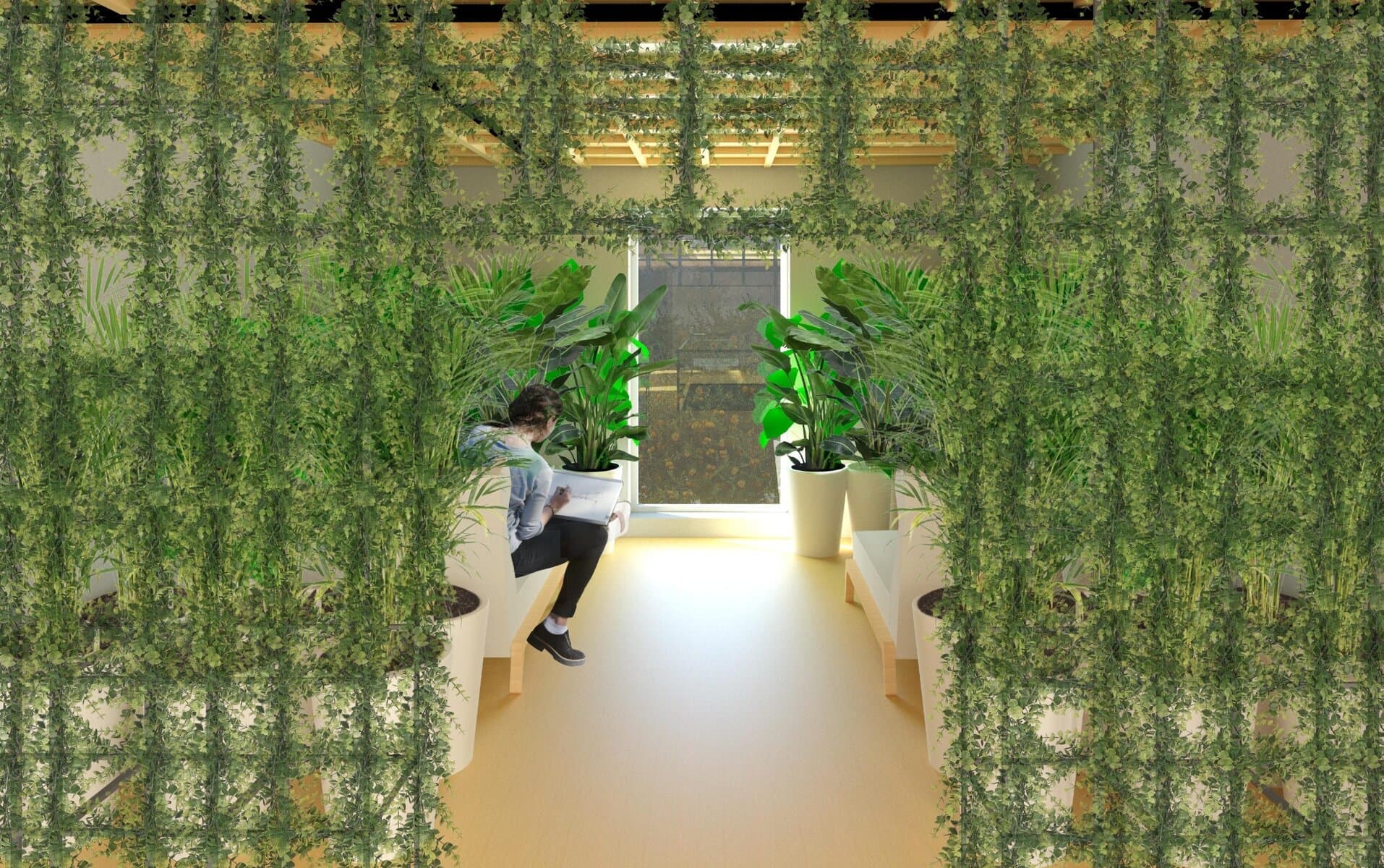 Mental Health Biophilic Symbiosis, image 2, work by Devanshi Barot