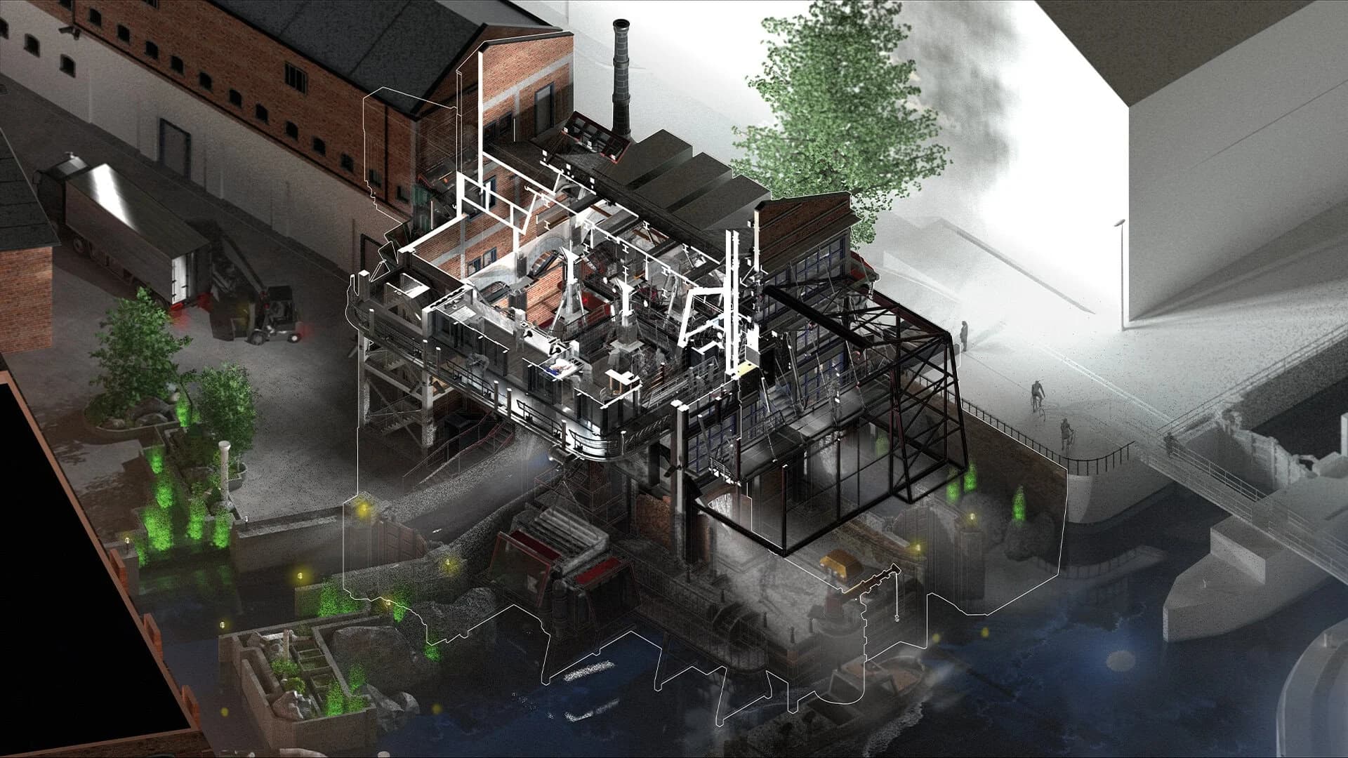 Old Waterfront Jewellery Factory, image 1, work by saman sabzabadian