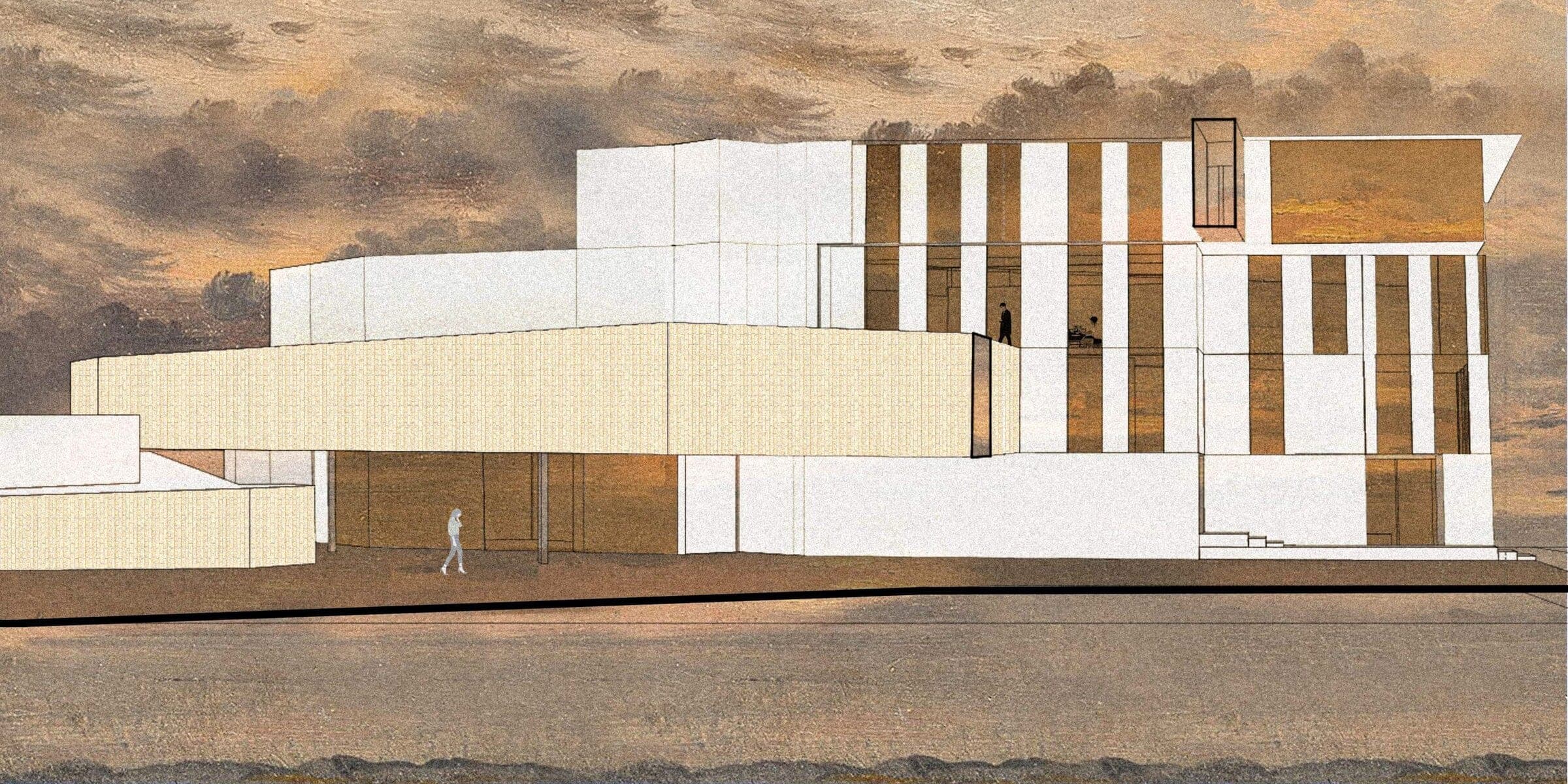Pancras Library and Re Thinking African Housing · development view 2