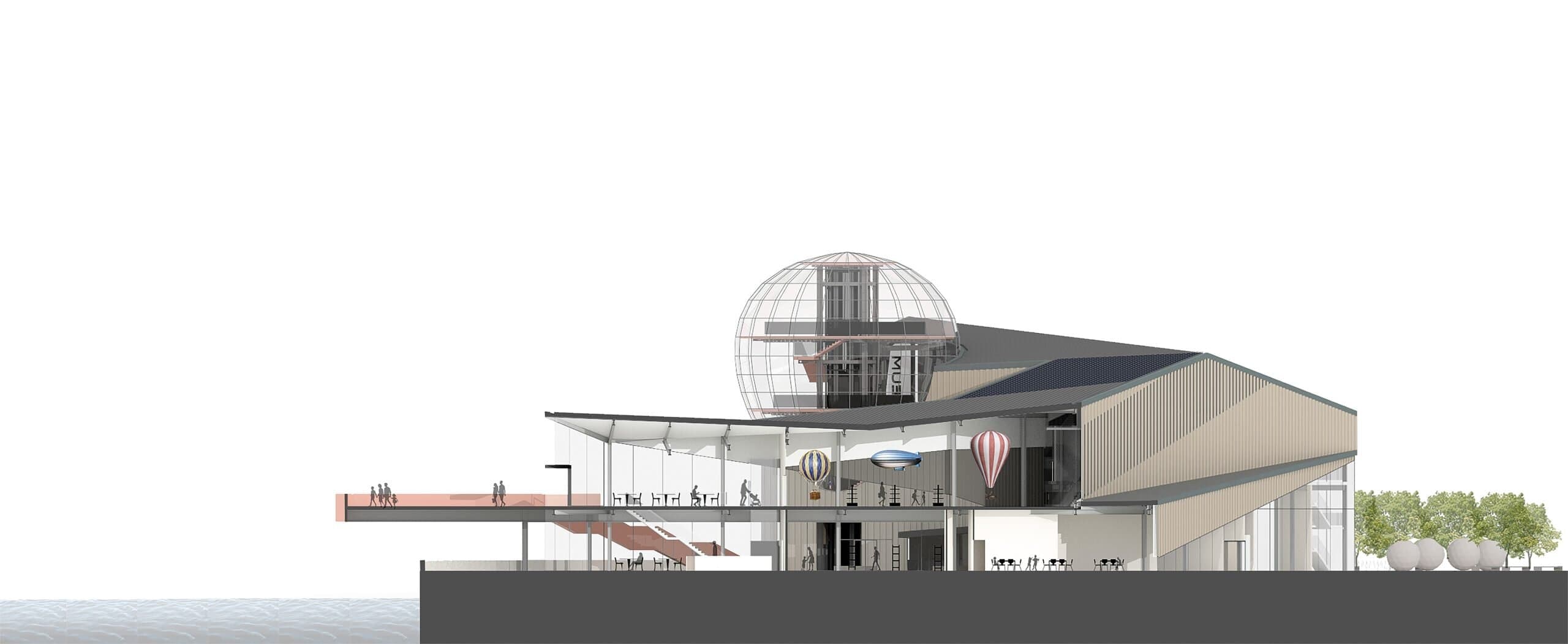 Bristol Air Balloon Museum · development view 2