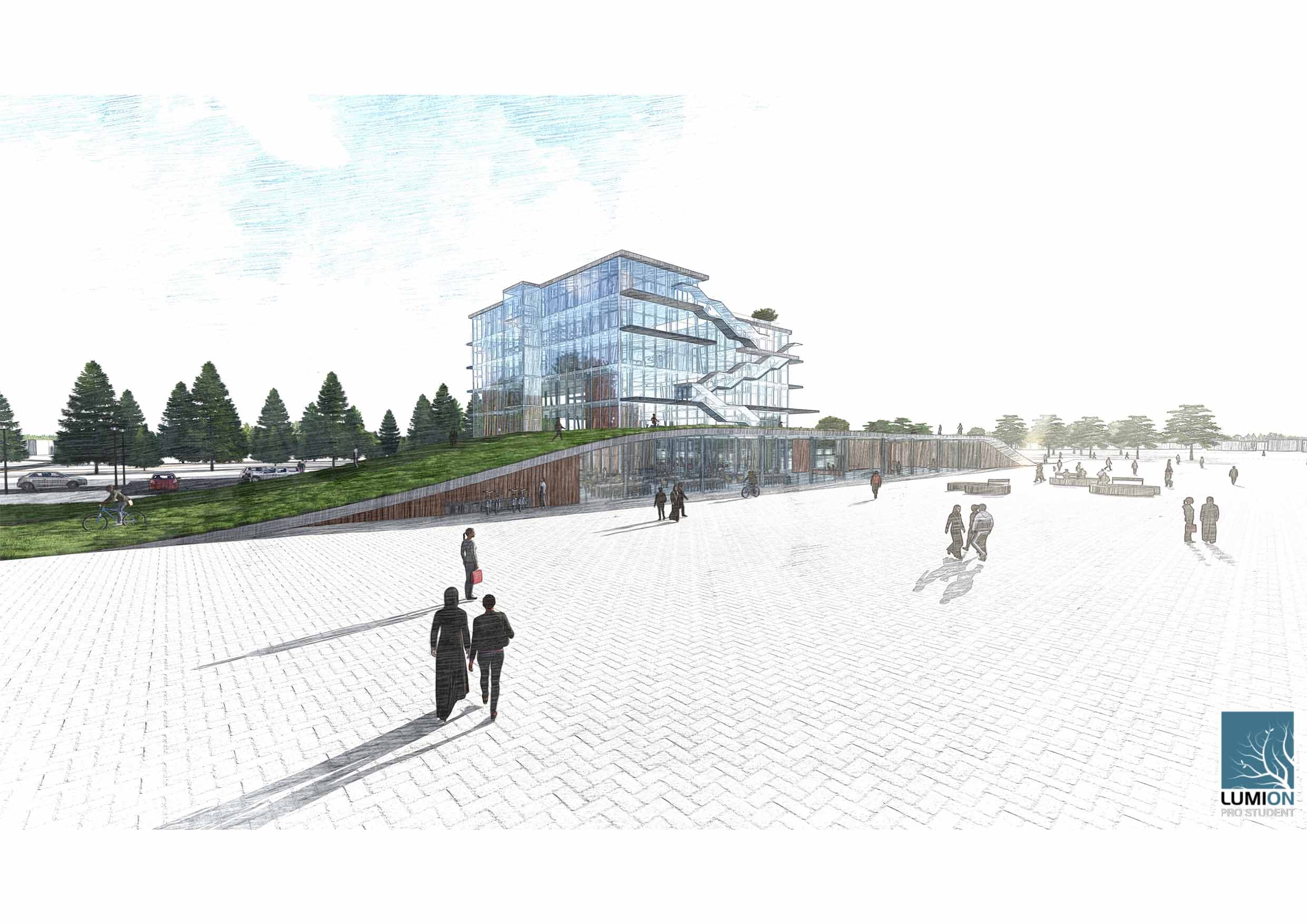 NovaCentre Public Square for Hatfield, submitted work by Rabia Duran