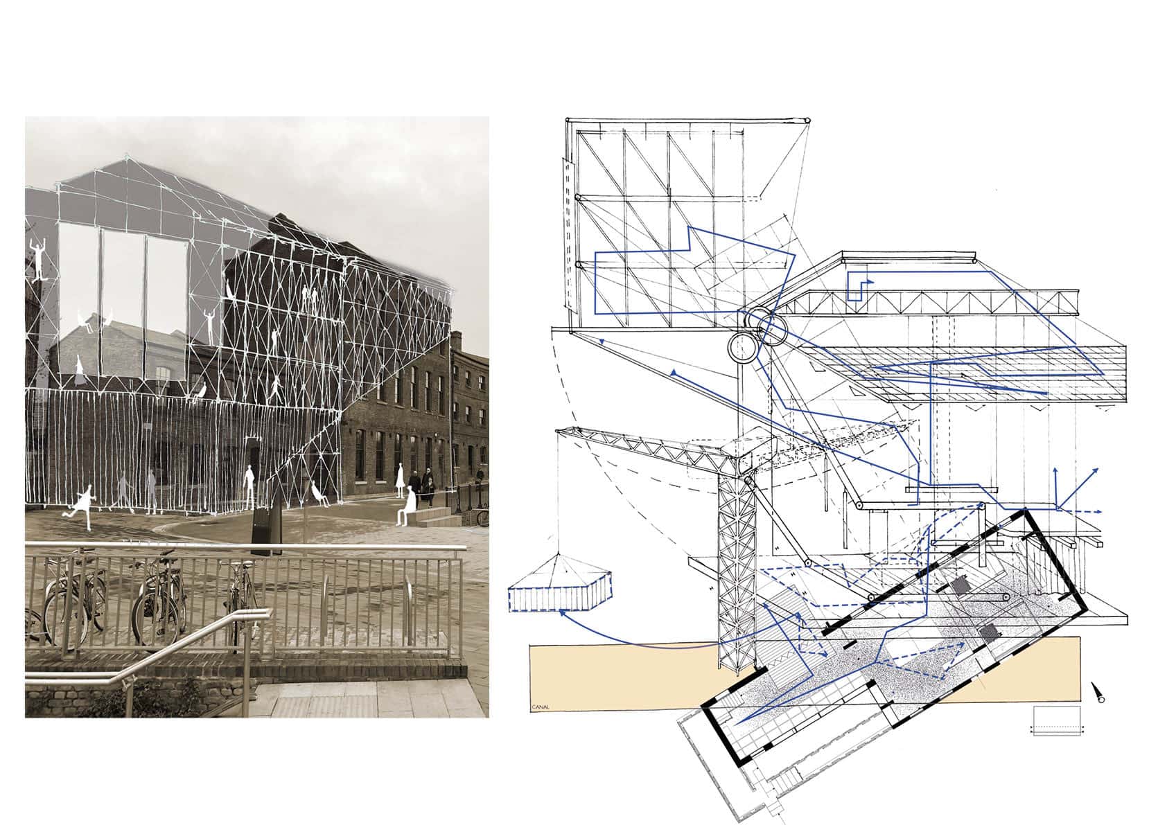 Adaptable Institution at Granary Square · development view 2