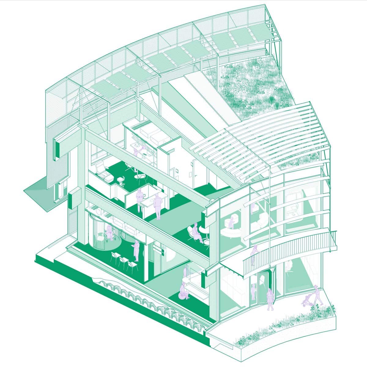 Community Health Centre in Milano Gallaratese district, image 5, work by Cristina Cammaroto