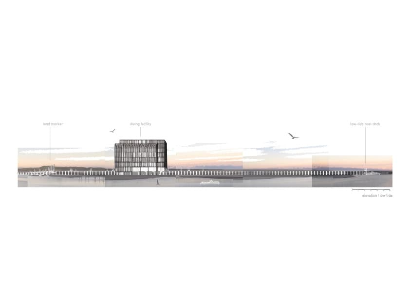 Amble Scuba-diving Facility and Pier · development view 3