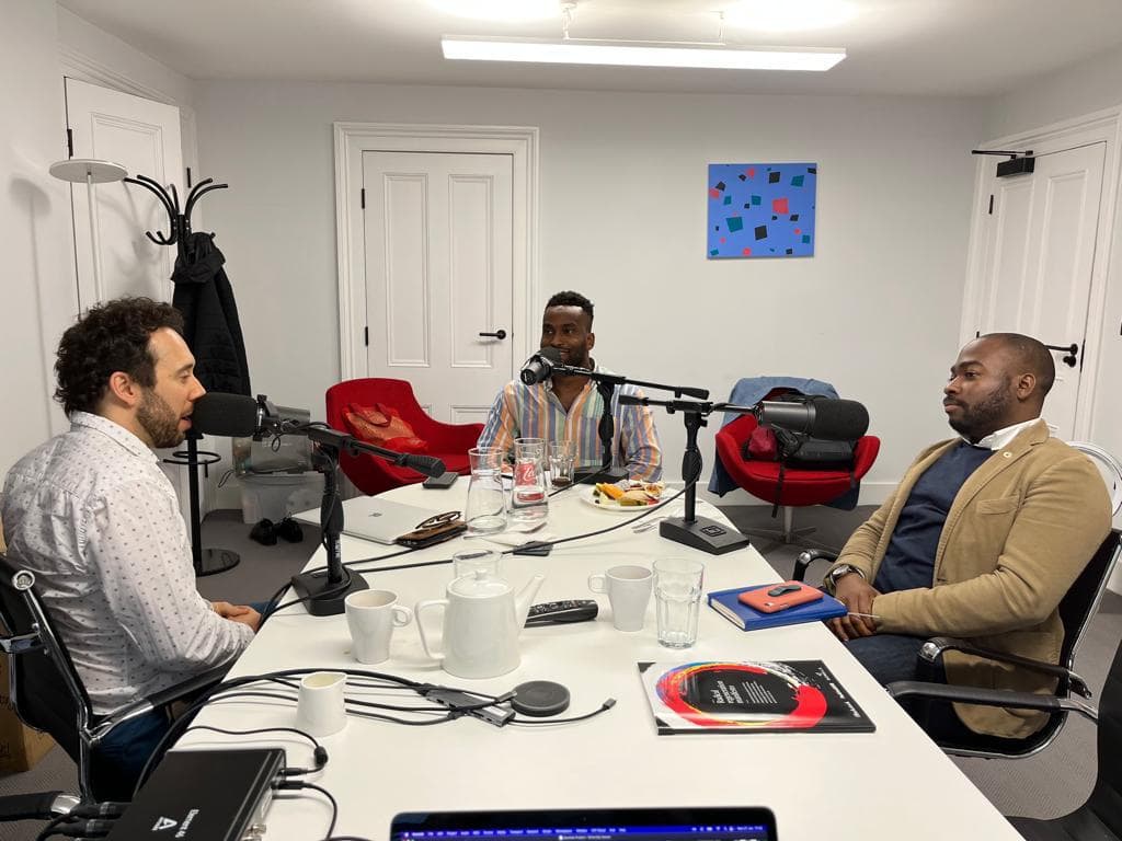 Muyiwa Oki discusses his RIBA presidency journey in a podcast interview.