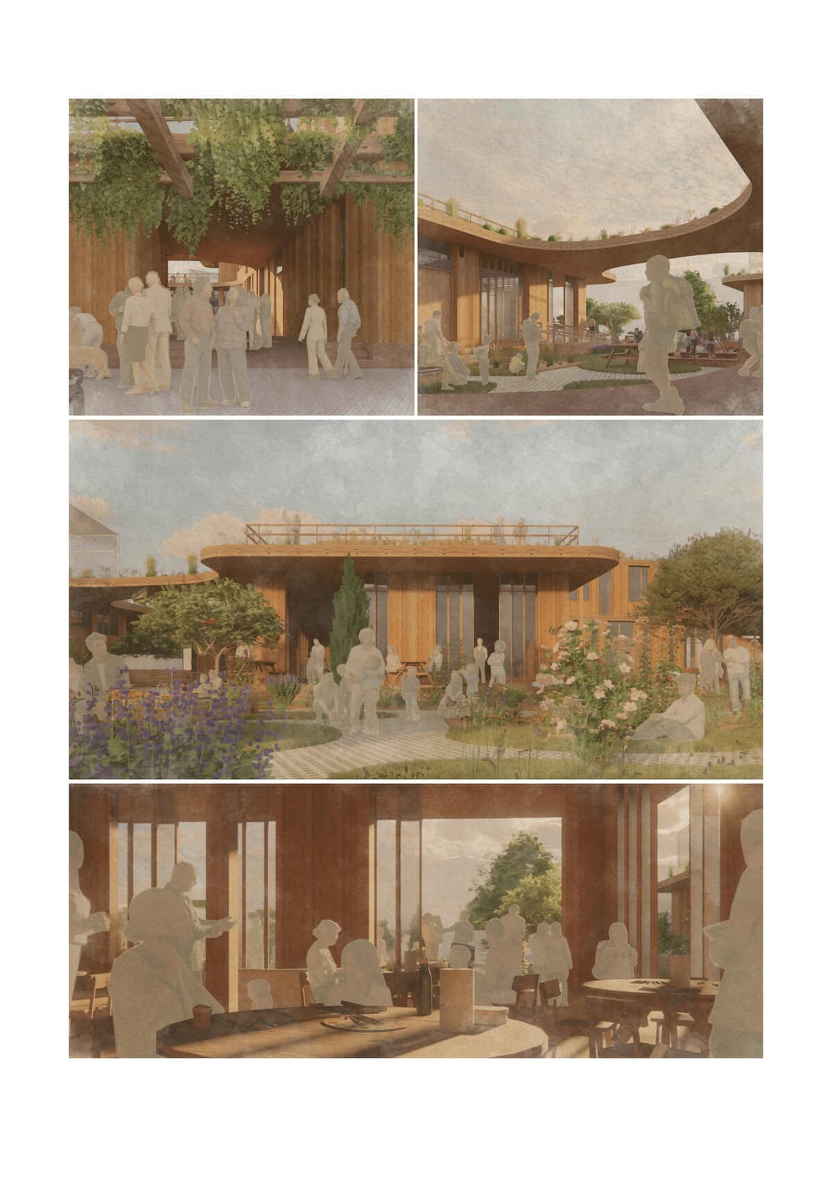 Growing Old, Growing Together: Intergenerational Day Care Centre, image 2, work by Maria Ji