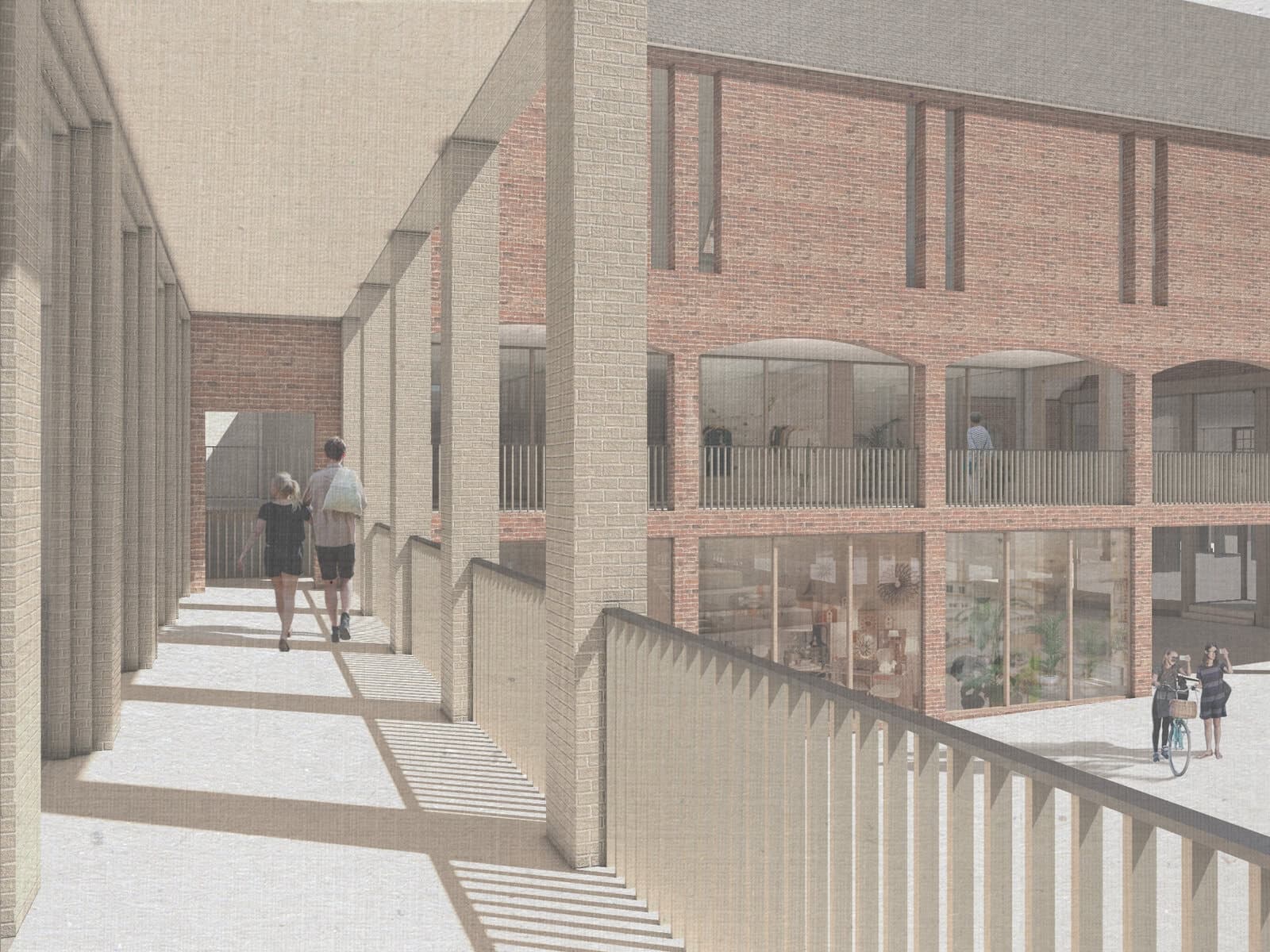 Reimagining Shrewsbury Town Centre · development view 3