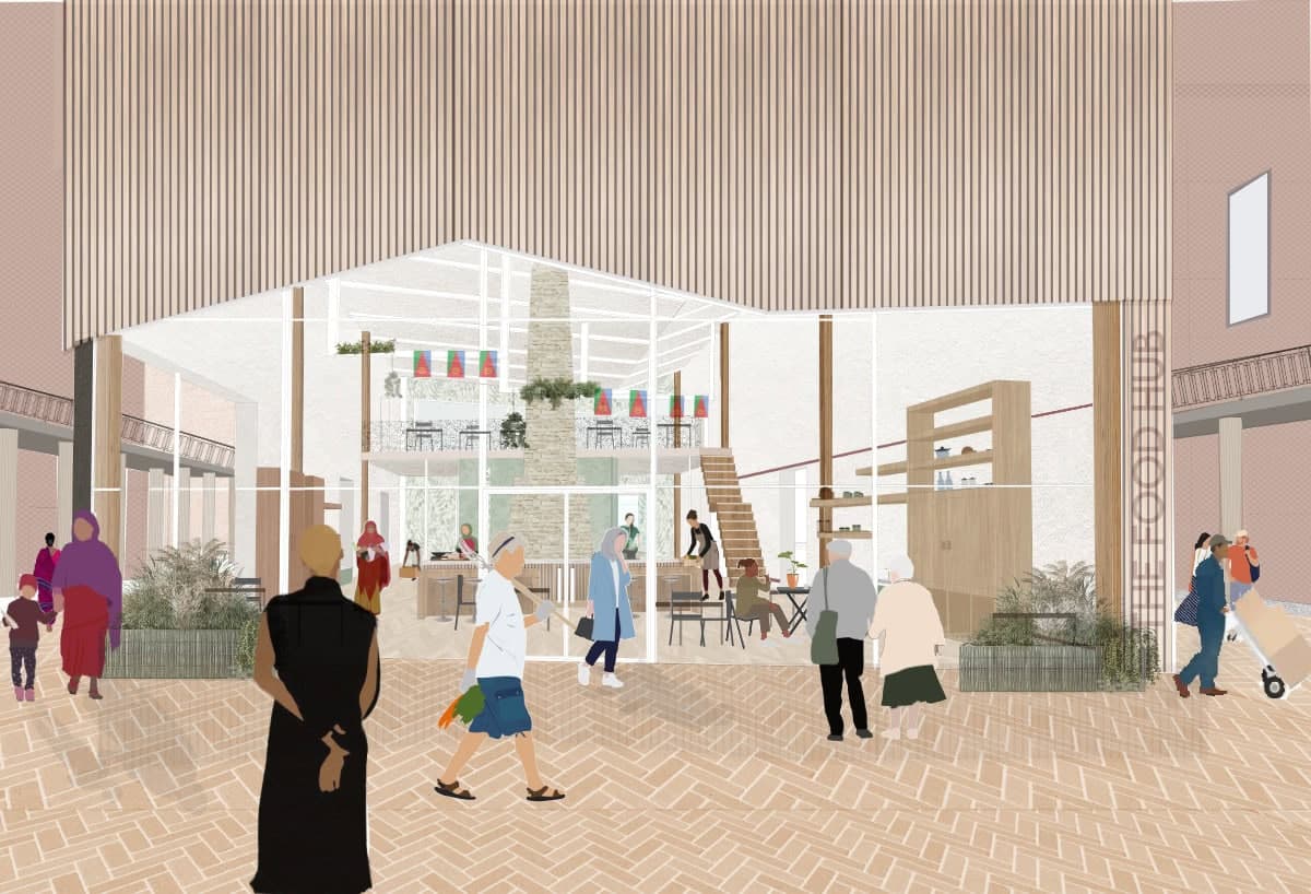 The Norwich food hub, image 4, work by Victoria Salami