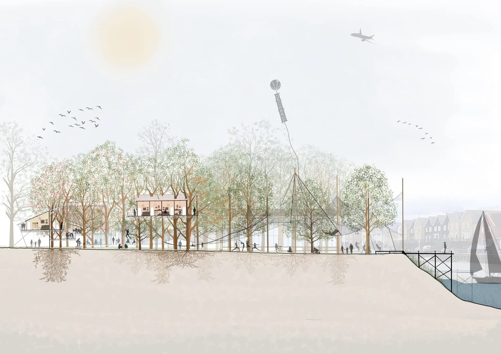 Growing Together: Living Architecture Through Grafted Ecosystems, submitted work by Divya Vura