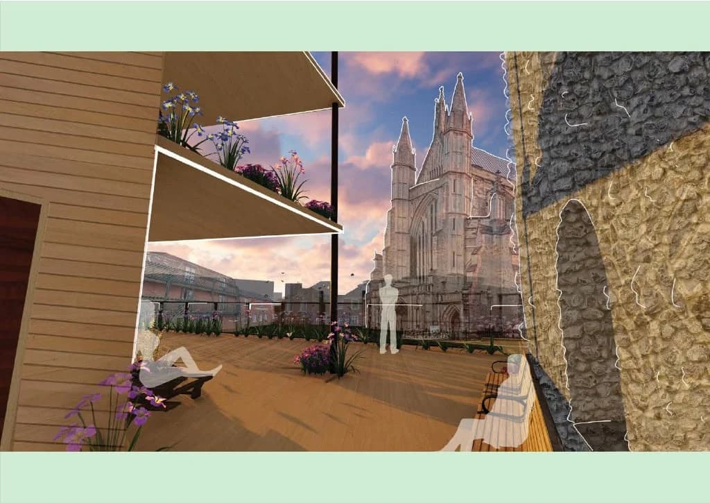 A Quiet Space; Utopia of Faith, image 1, work by Zoe Mould