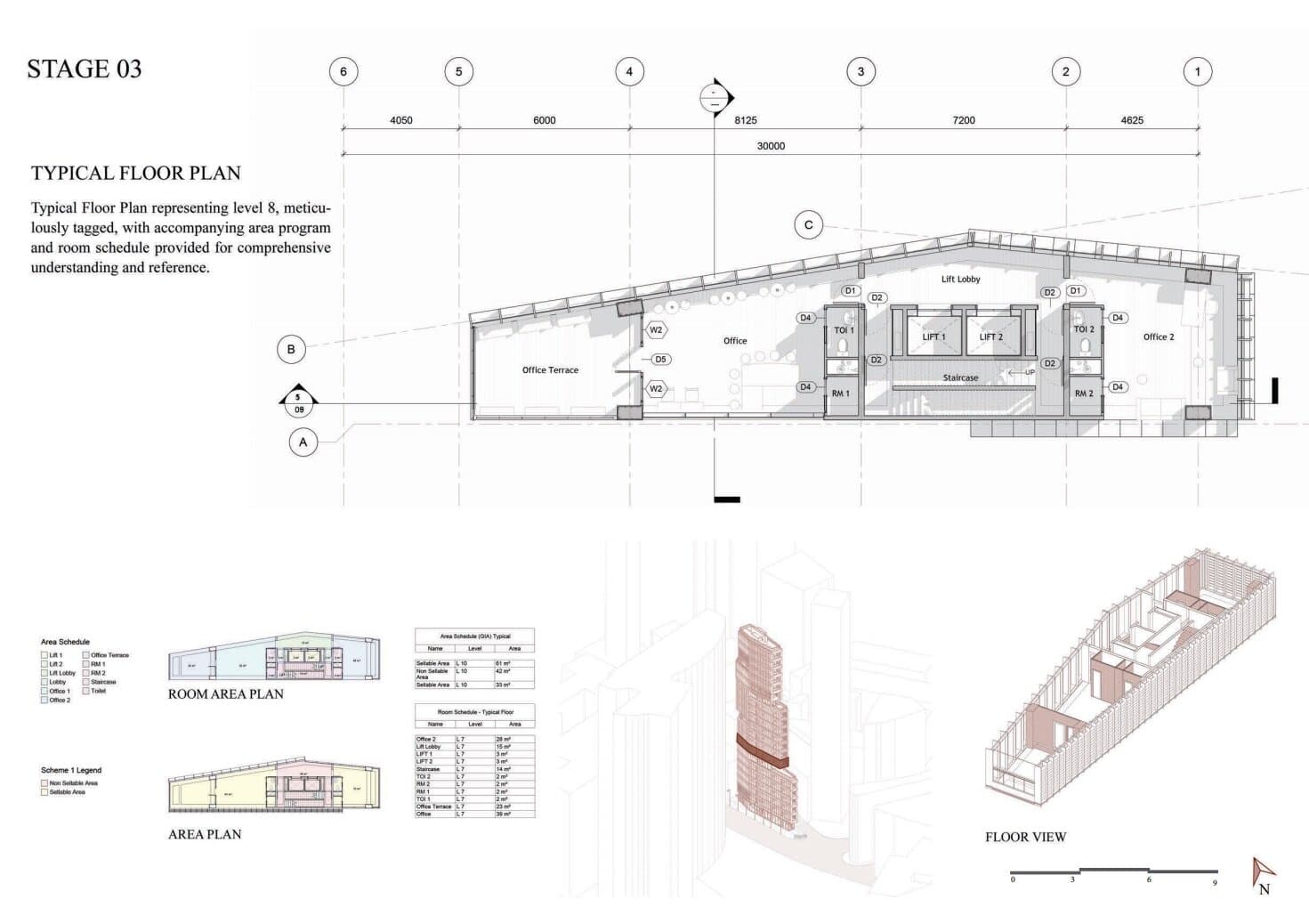 High Rise BIM Project, image 4, work by Alisha Menezes