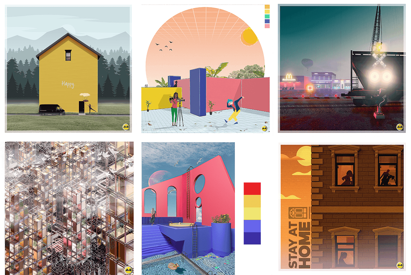 Architectural Visualisation Studies · development view 3