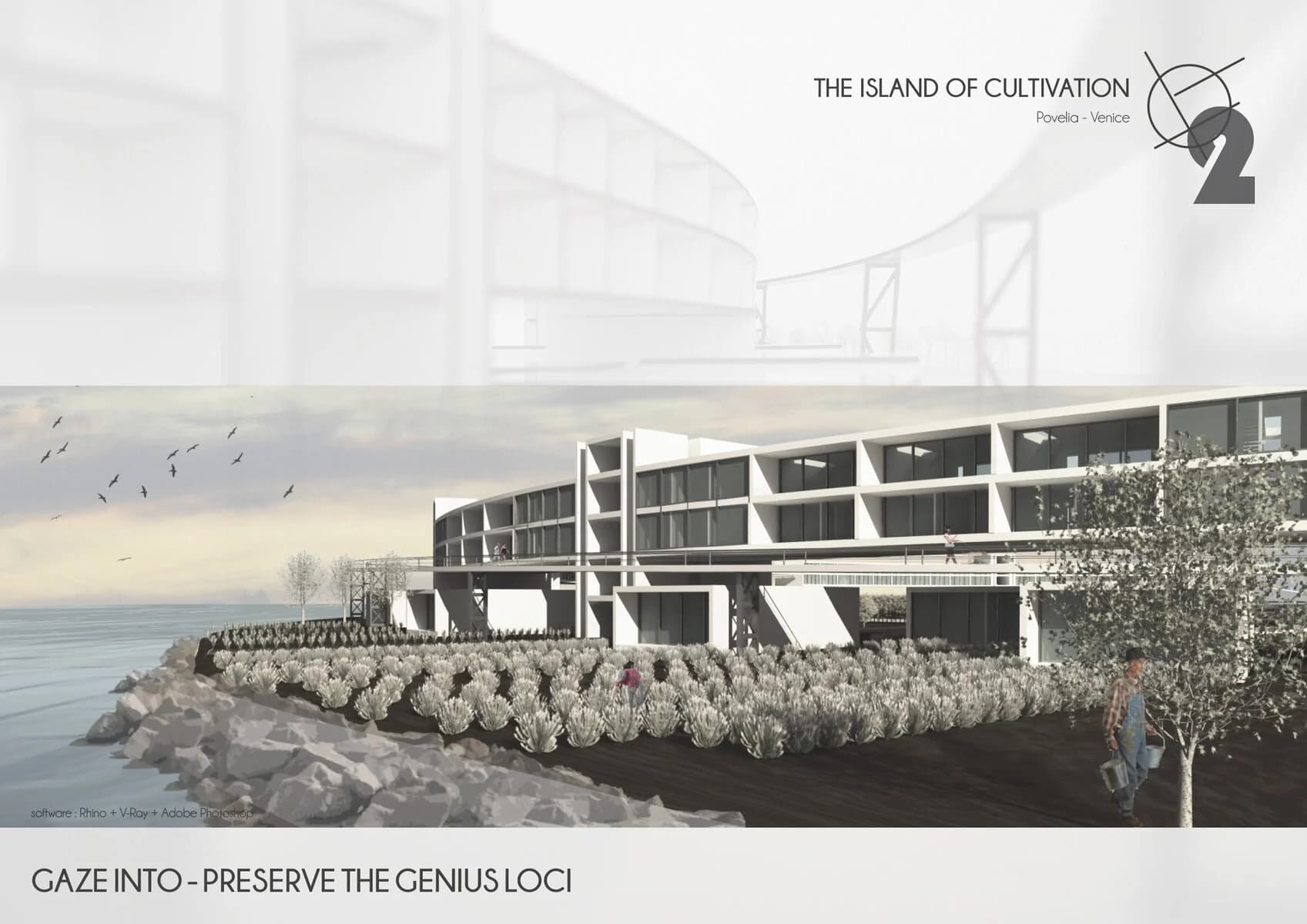 The island of Cultivation, submitted work by Angelina Papaioannou