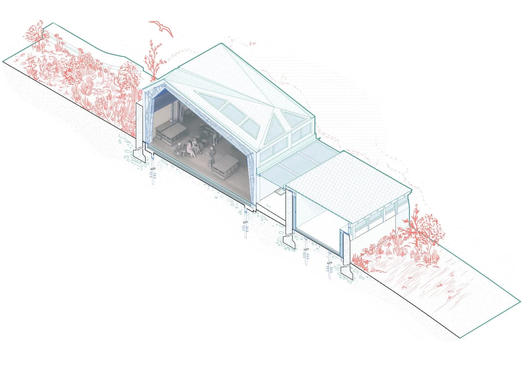 Small building study from Nature's Nexus by Benita Onuoha