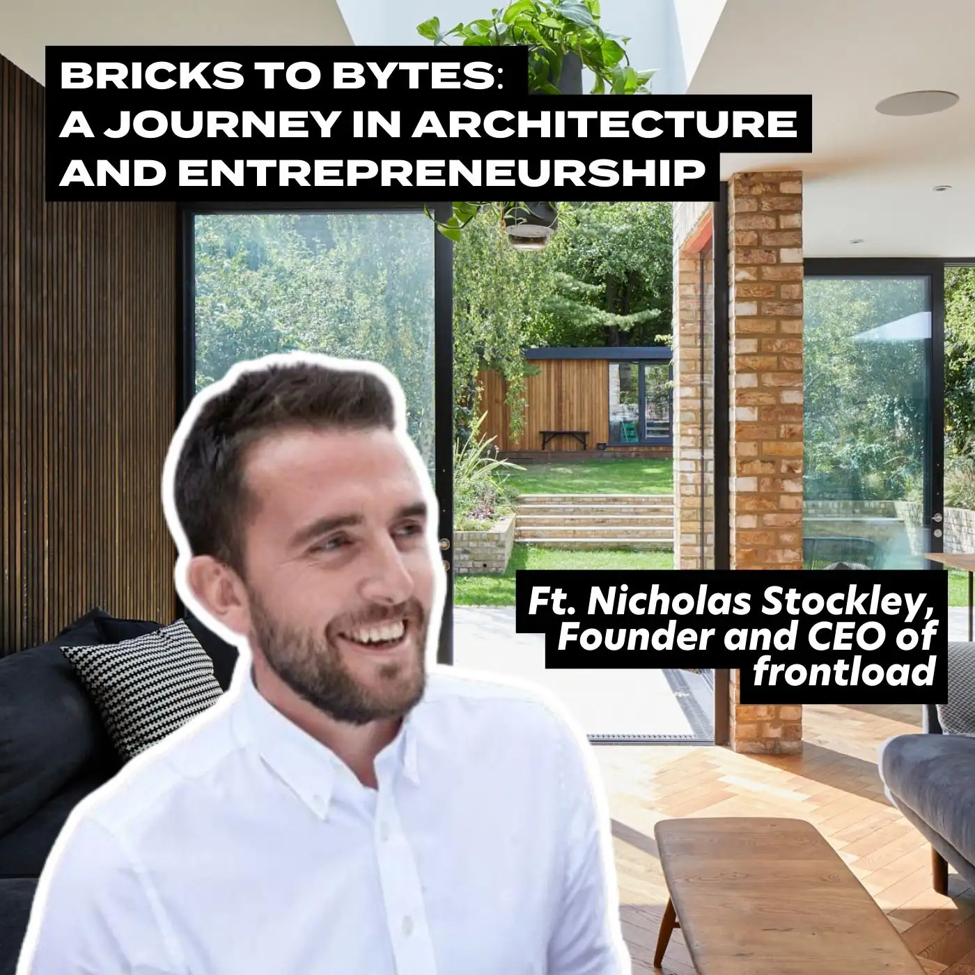 Cover artwork for Bricks to Bytes: A Journey in Architecture and Entrepreneurship