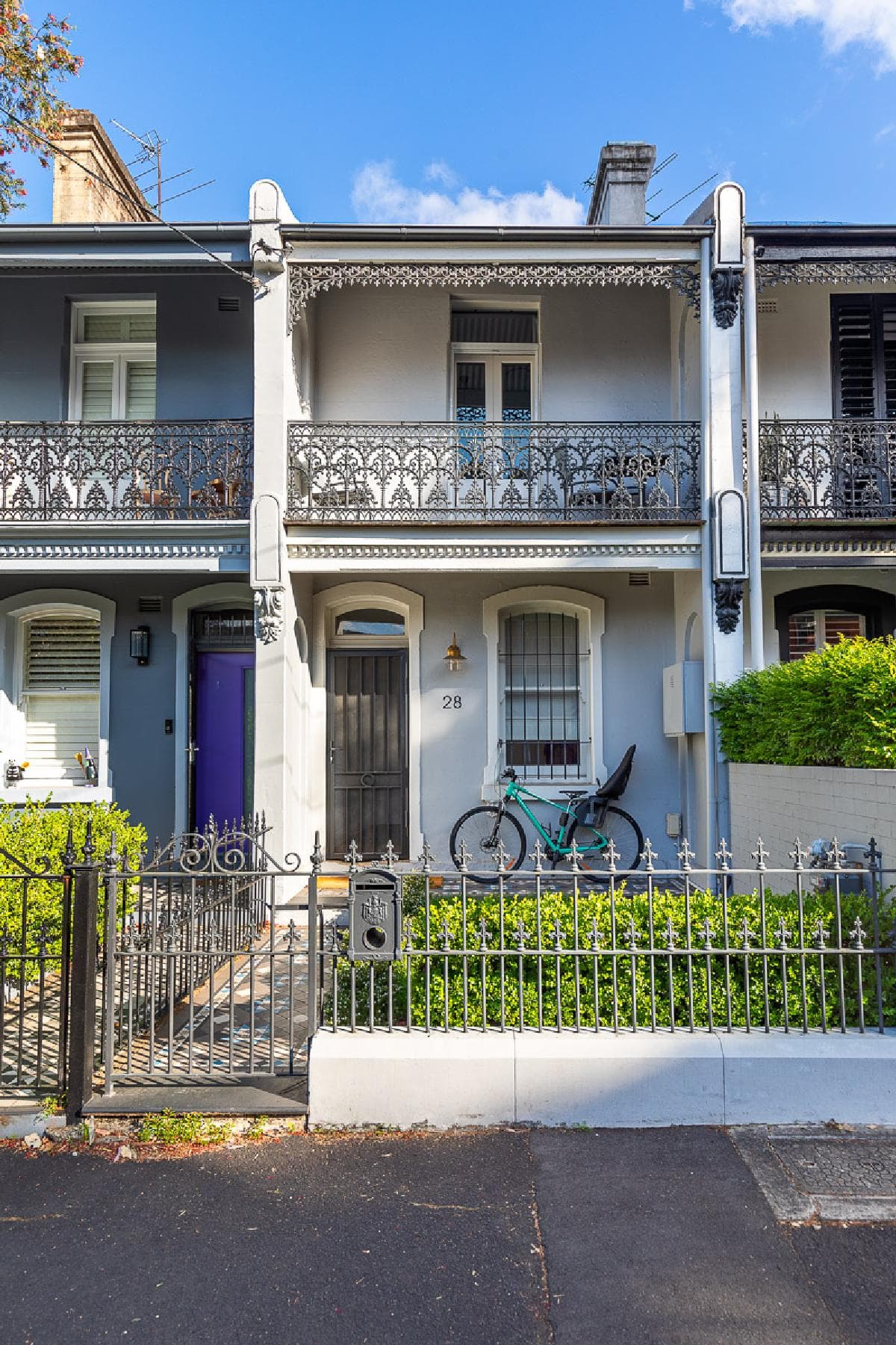 The ornate Victorian street frontage.